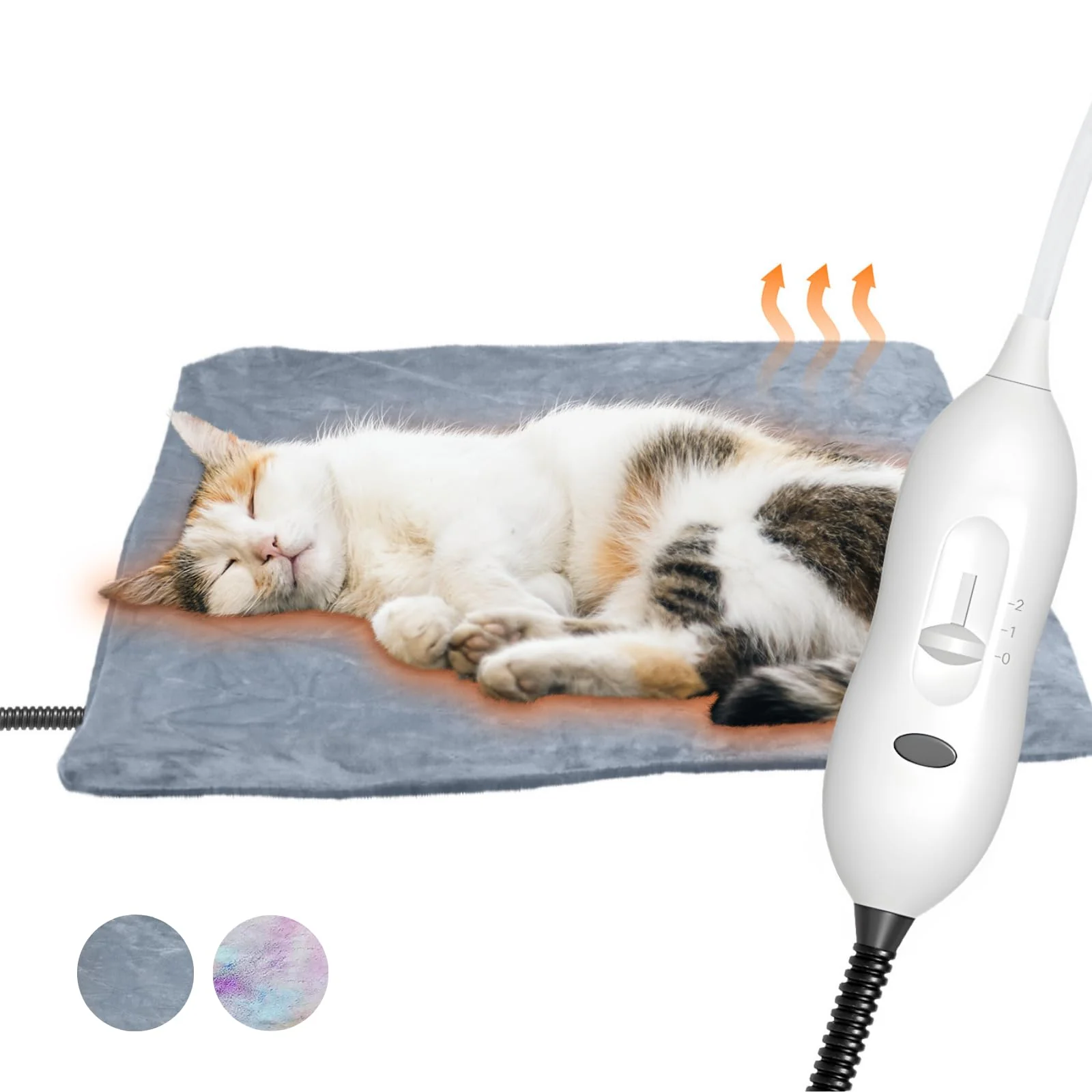 Trendy Petmarket Heating Pad for Cats – Waterproof Indoor Electric Cat Bed with Chew-Resistant Cord Grey Top-Quality