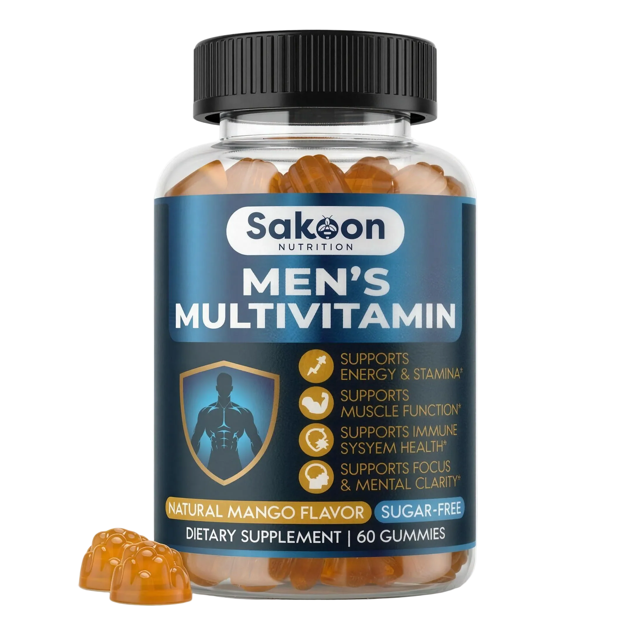 Durable Men’s Multivitamin Sugar Gummies Classic
