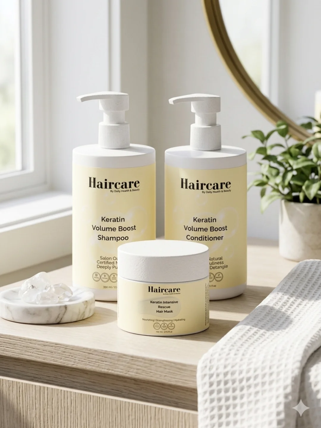 Durable Keratin Haircare Bundle Pure