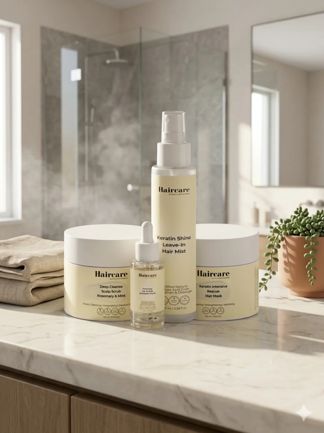 Professional Haircare Treatment Bundle Crafted