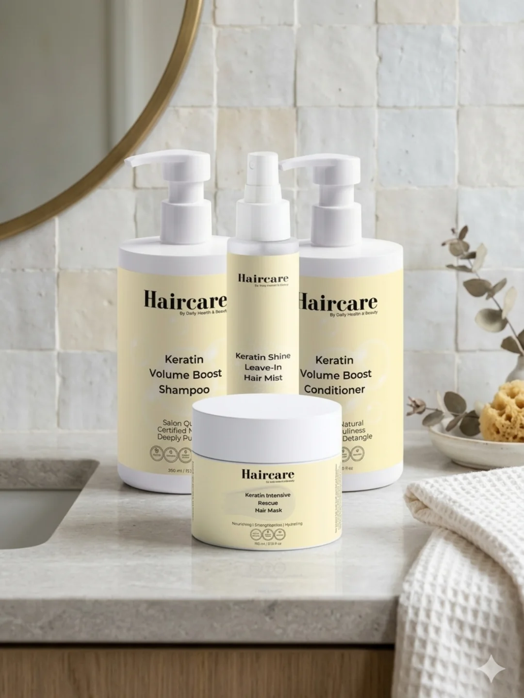 Relaxed Keratin Complete Haircare Bundle Certified