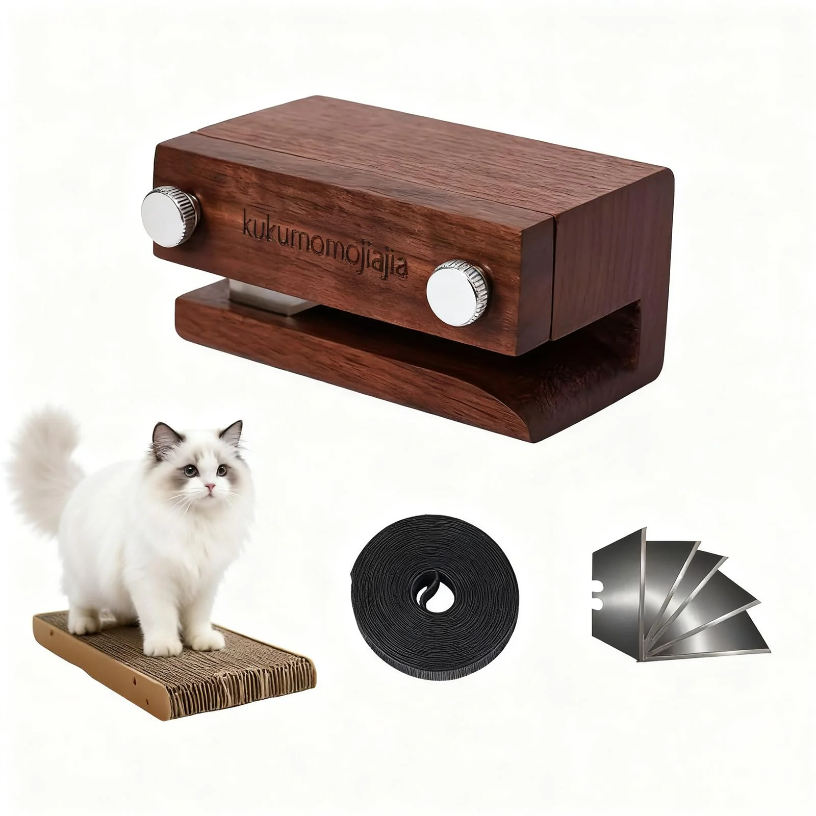 Superior Generic Cardboard Cutter for Cat Scratcher – Wooden Handheld Box Cutter Trendy