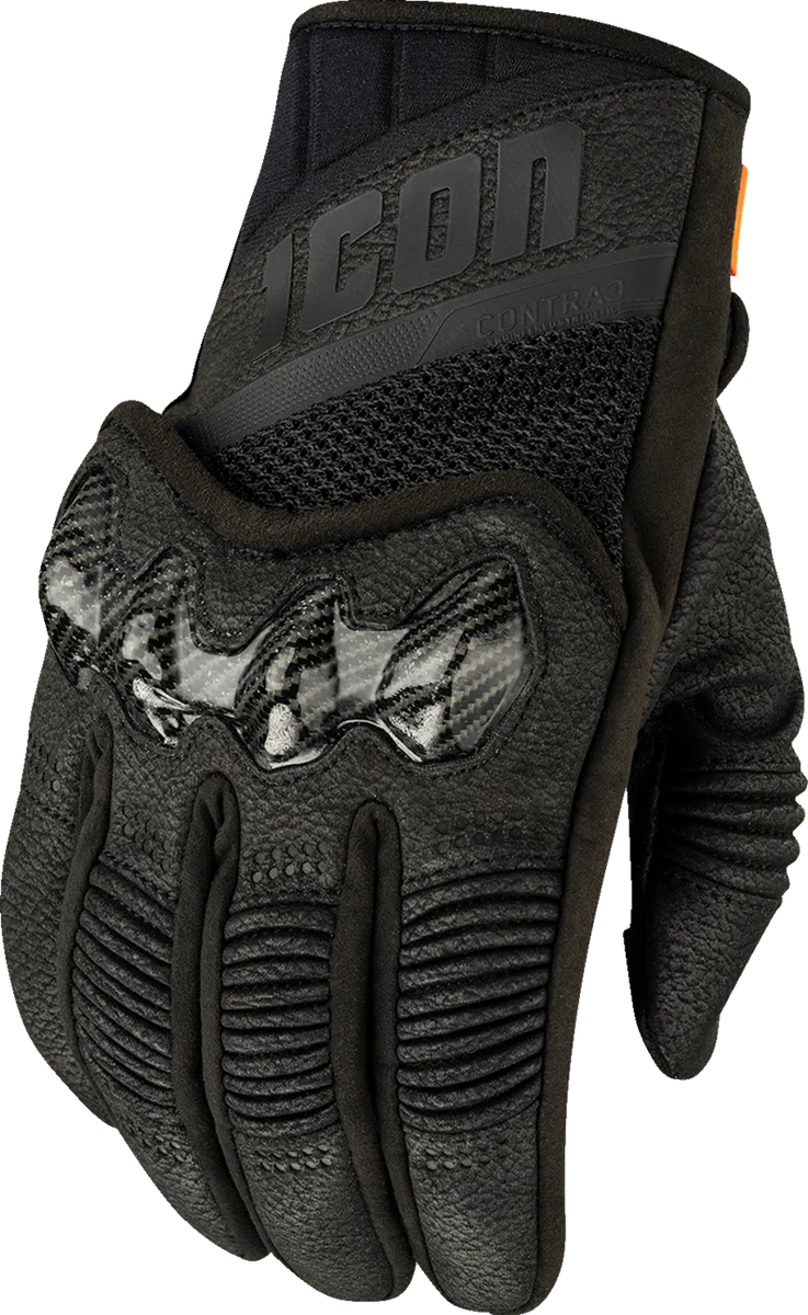 Genuine ICON Contra3 Gloves – Black – XL 3301-4884 Green
