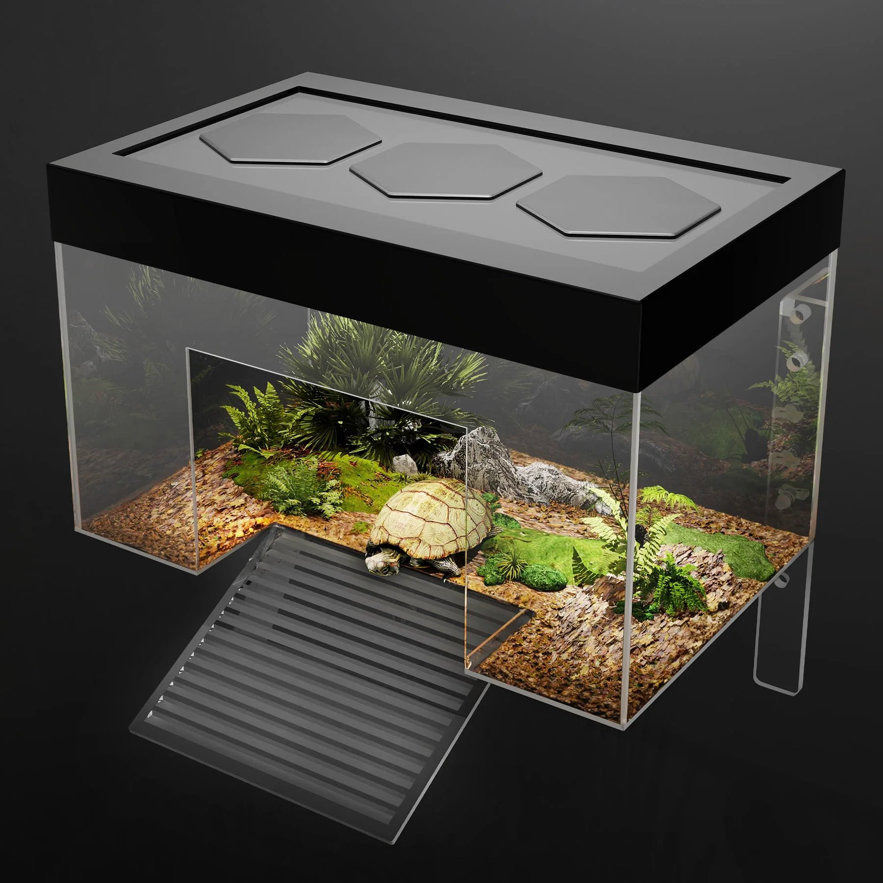 Outstanding Clioran Turtle Basking Platform – Small d Tank Topper Verified