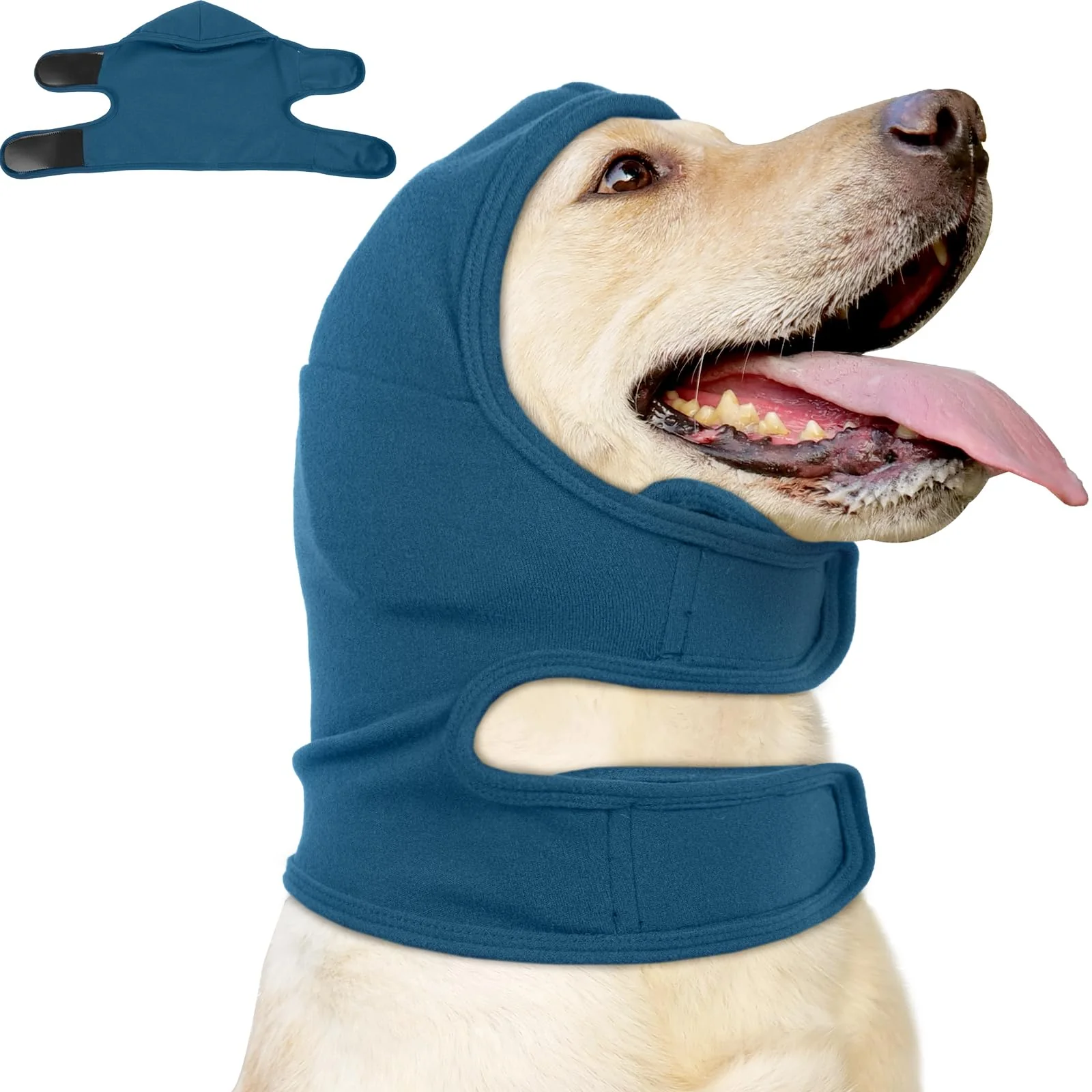 Smart Nanaki Calming Hoodie Ear Wraps for Dogs — Noise Reduction Anxiety Relief Minimalist