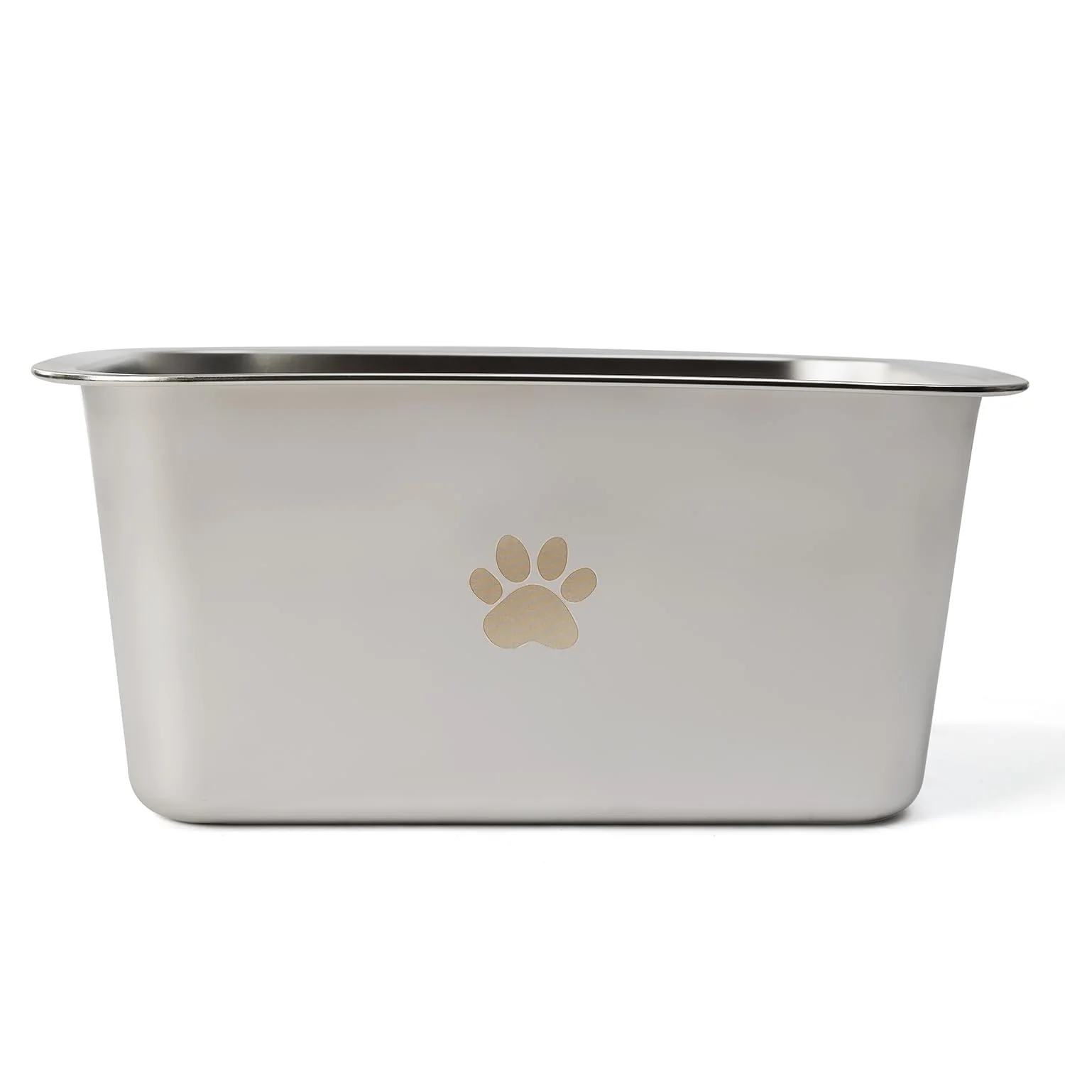 Optimized Podinor 2.5 Gallon Non-Slip Stainless Steel Large Dog Water Bowl – Outdoor Large Breed Long-Lasting