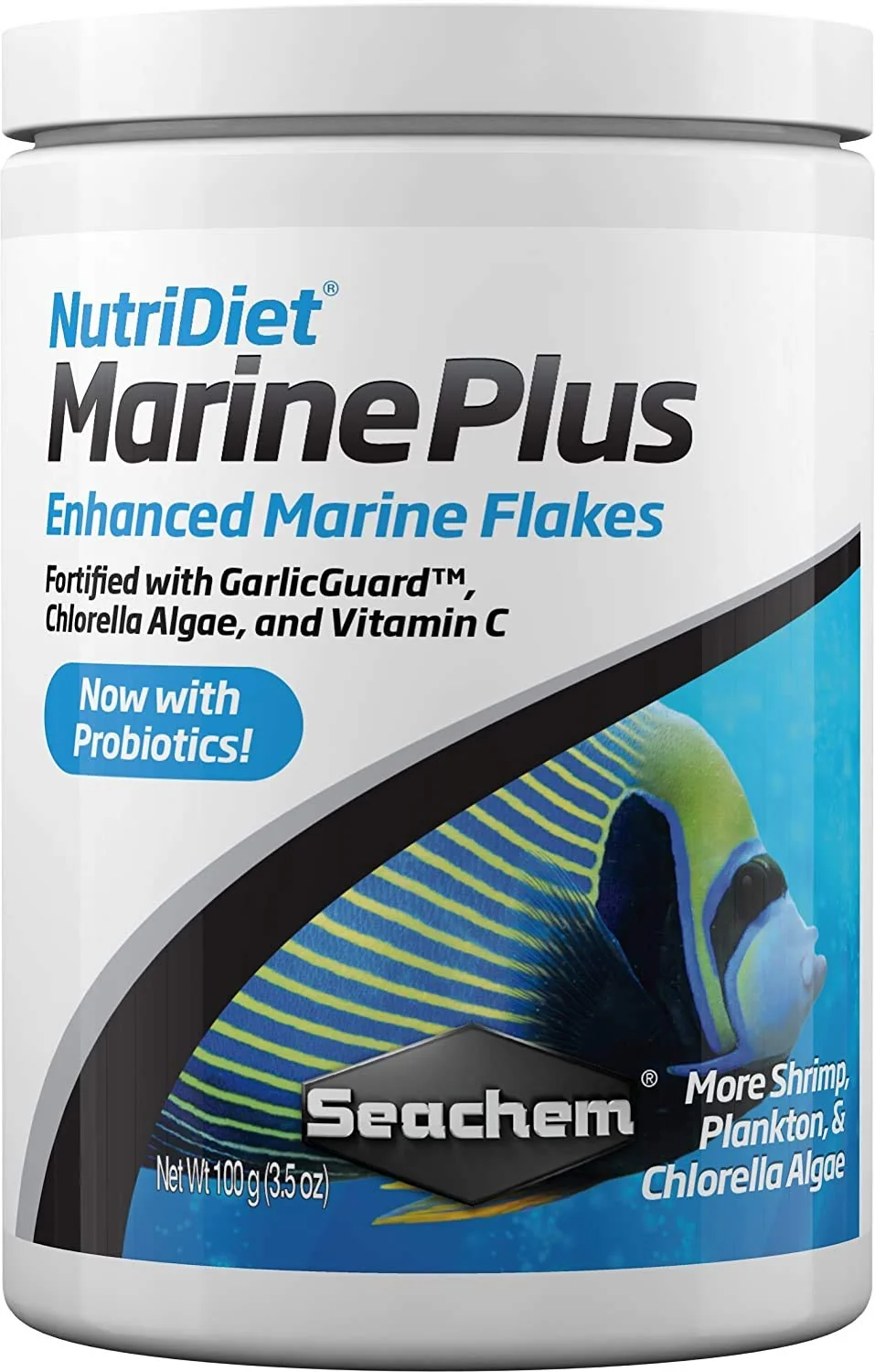 Flexible Seachem NutriDiet Marine Plus Flakes – Probiotic Marine Fish Food Formula with Entice 100g Dependable