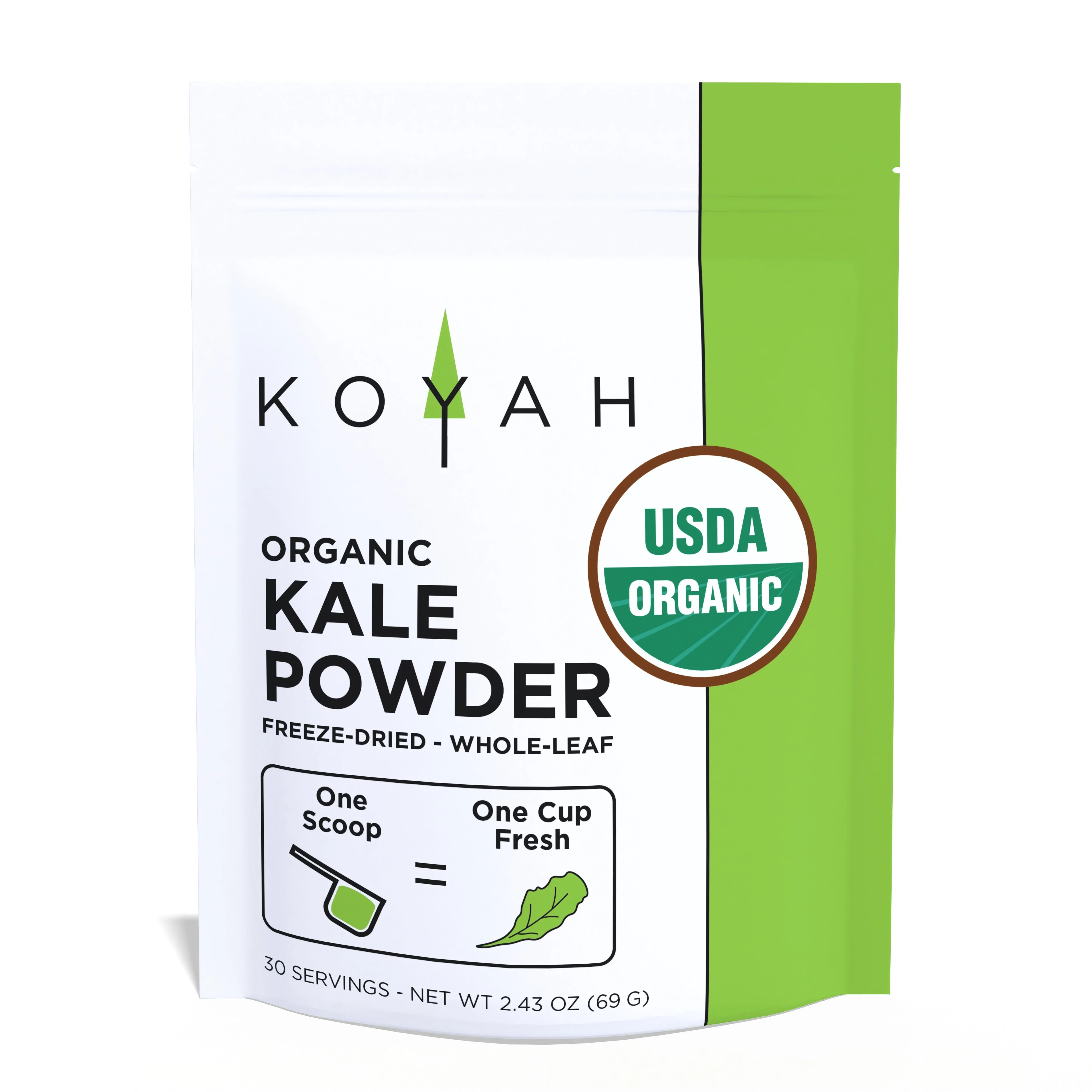 Relaxed Organic Kale Powder Next-Generation