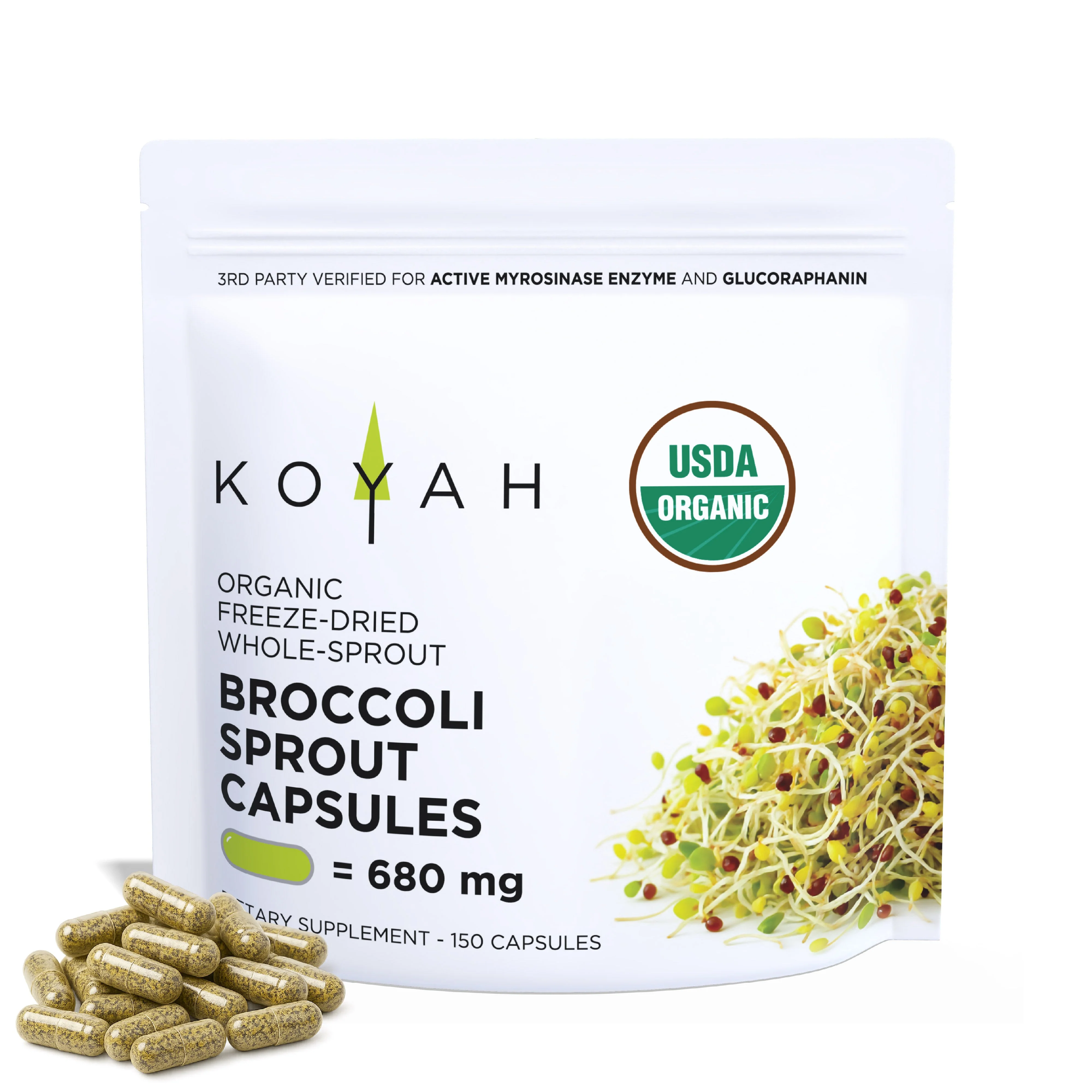 Fashionable Organic Broccoli Sprout Capsules Quality
