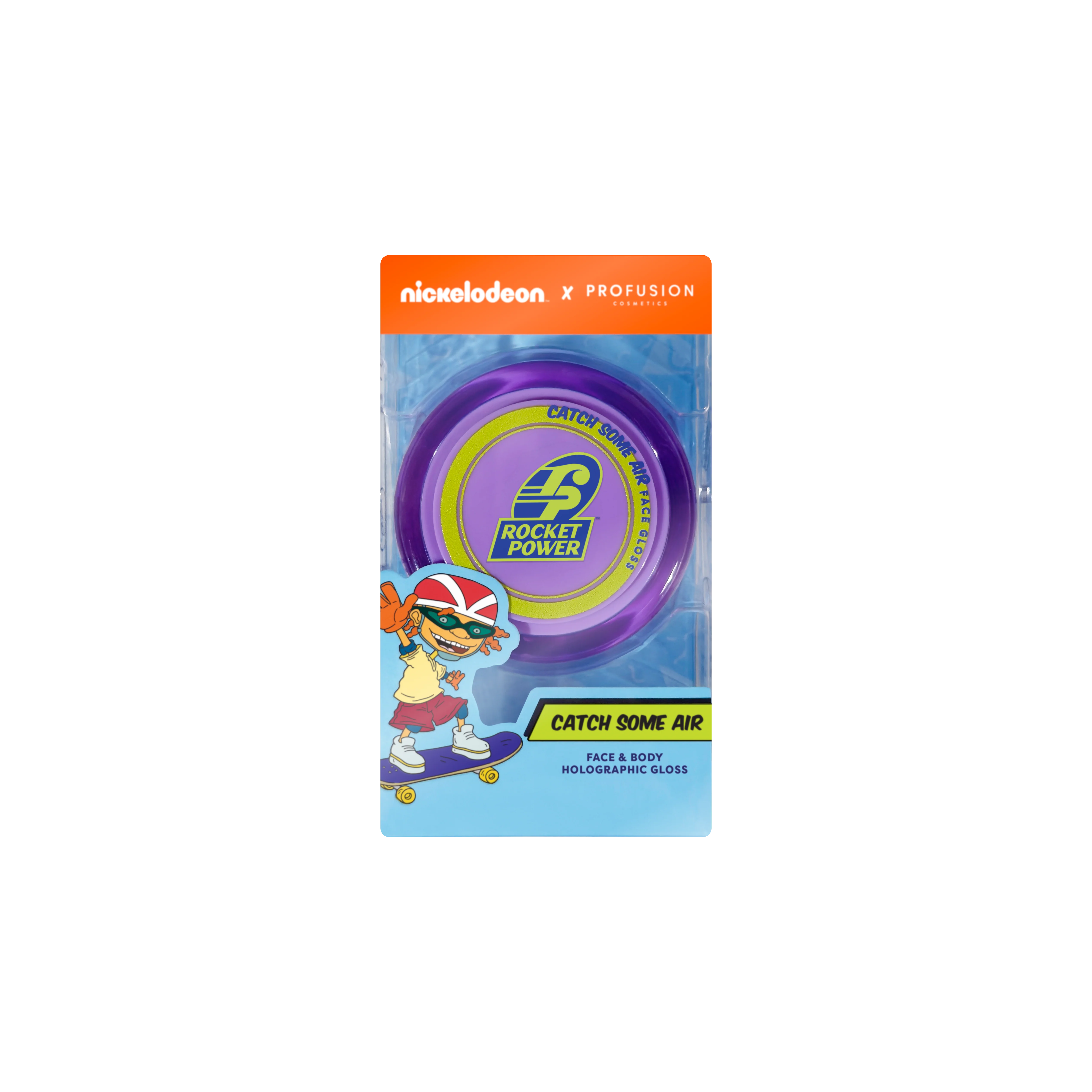 Detailed Rocket Power Catch Some Air – Face Body Holographic Gloss Original