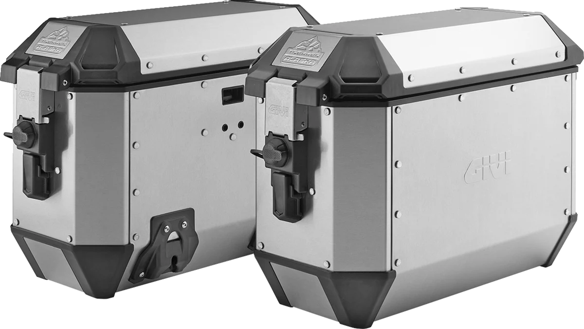 Trendy GIVI Alaska Side Cases – 36L – Silver ALA36APACK2 Professional