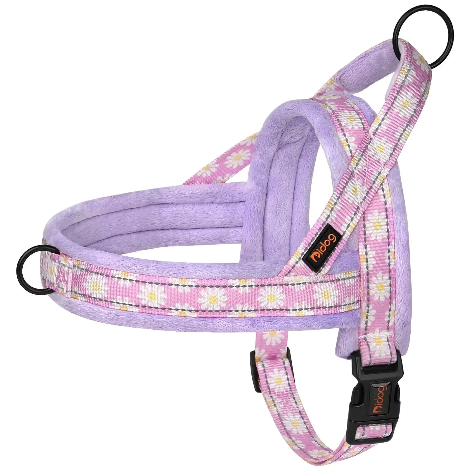 Detailed Didog No-Pull Harness with Soft Padding — Easy Walk Reflective S M Chest 19–22 in Purple Practical