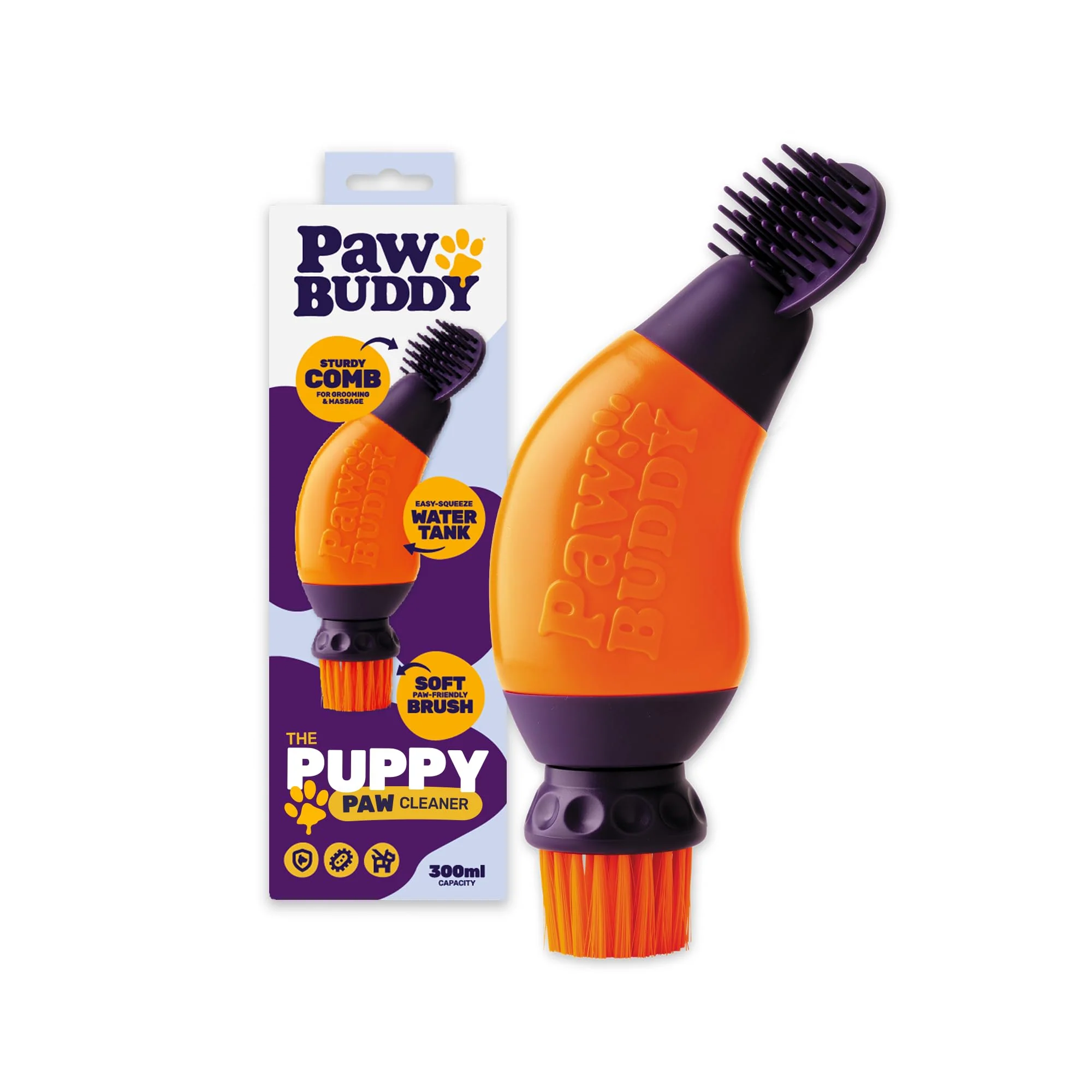Safe Paw Buddy Puppy Paw Cleaner – Gentle Portable Paw Washer for Small Dogs Puppies Fast