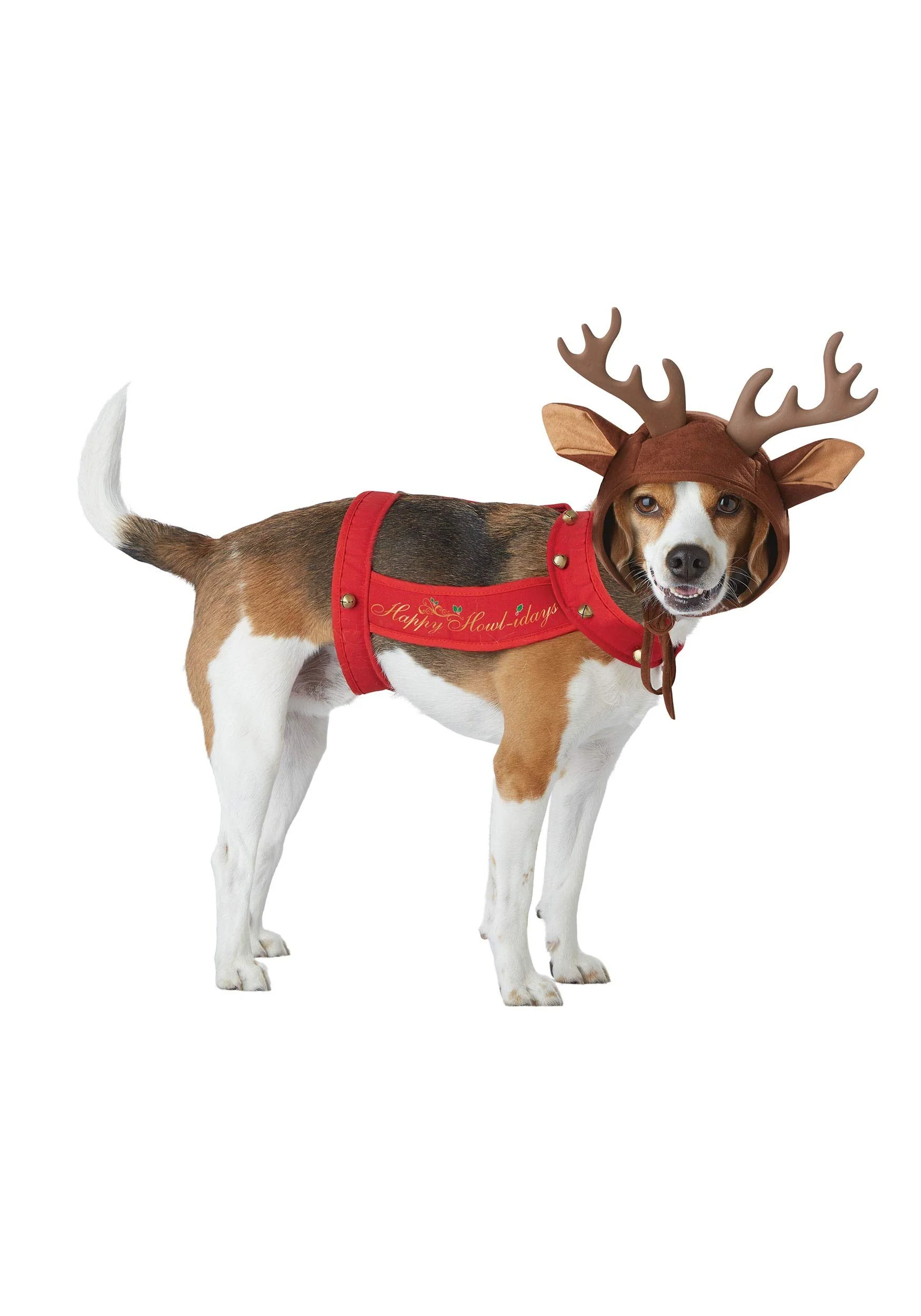 Traditional California Costumes Dog Reindeer Costume – Size M Festive Pet Harness Unique