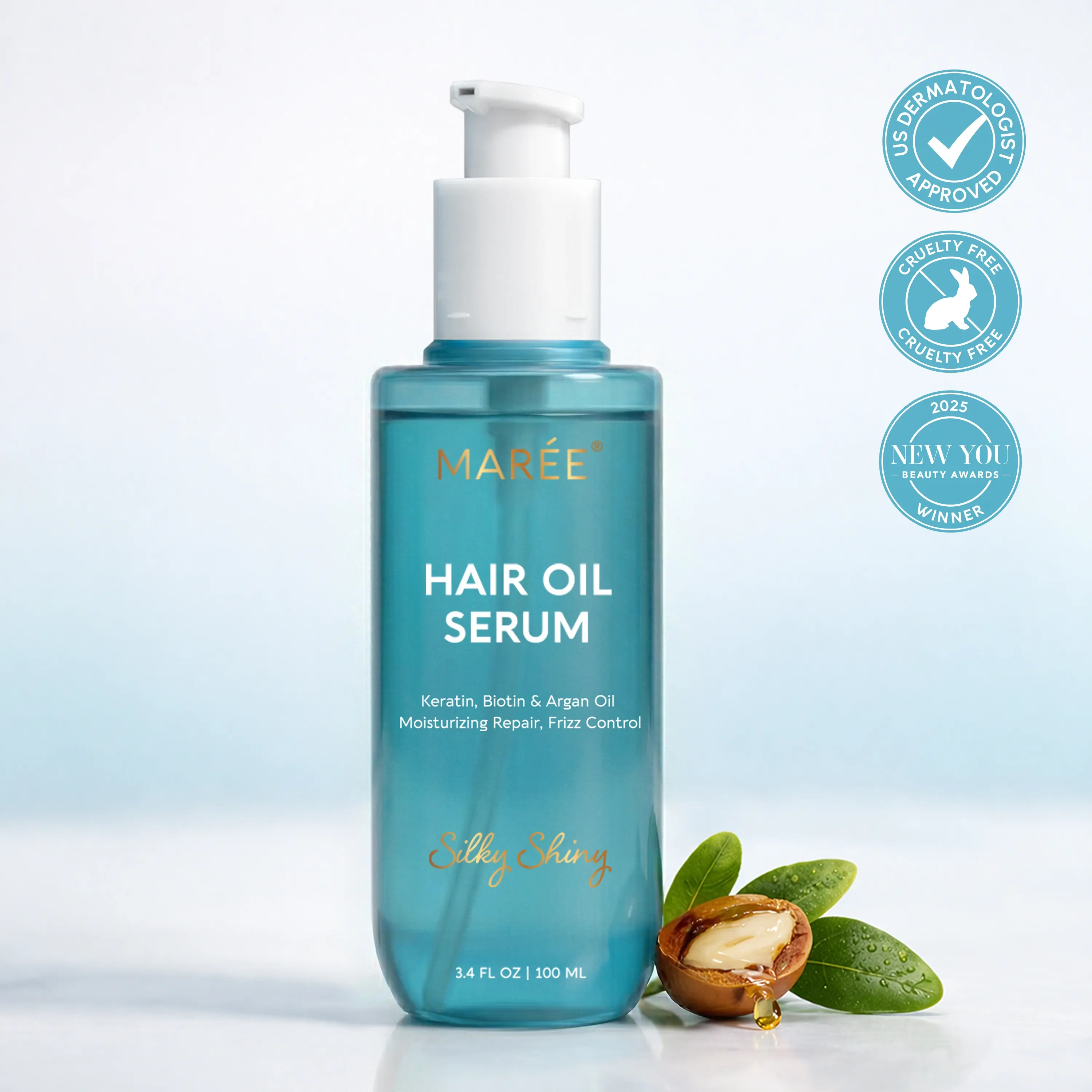 Selected Keratin Oil Serum for Smooth Hair Versatile