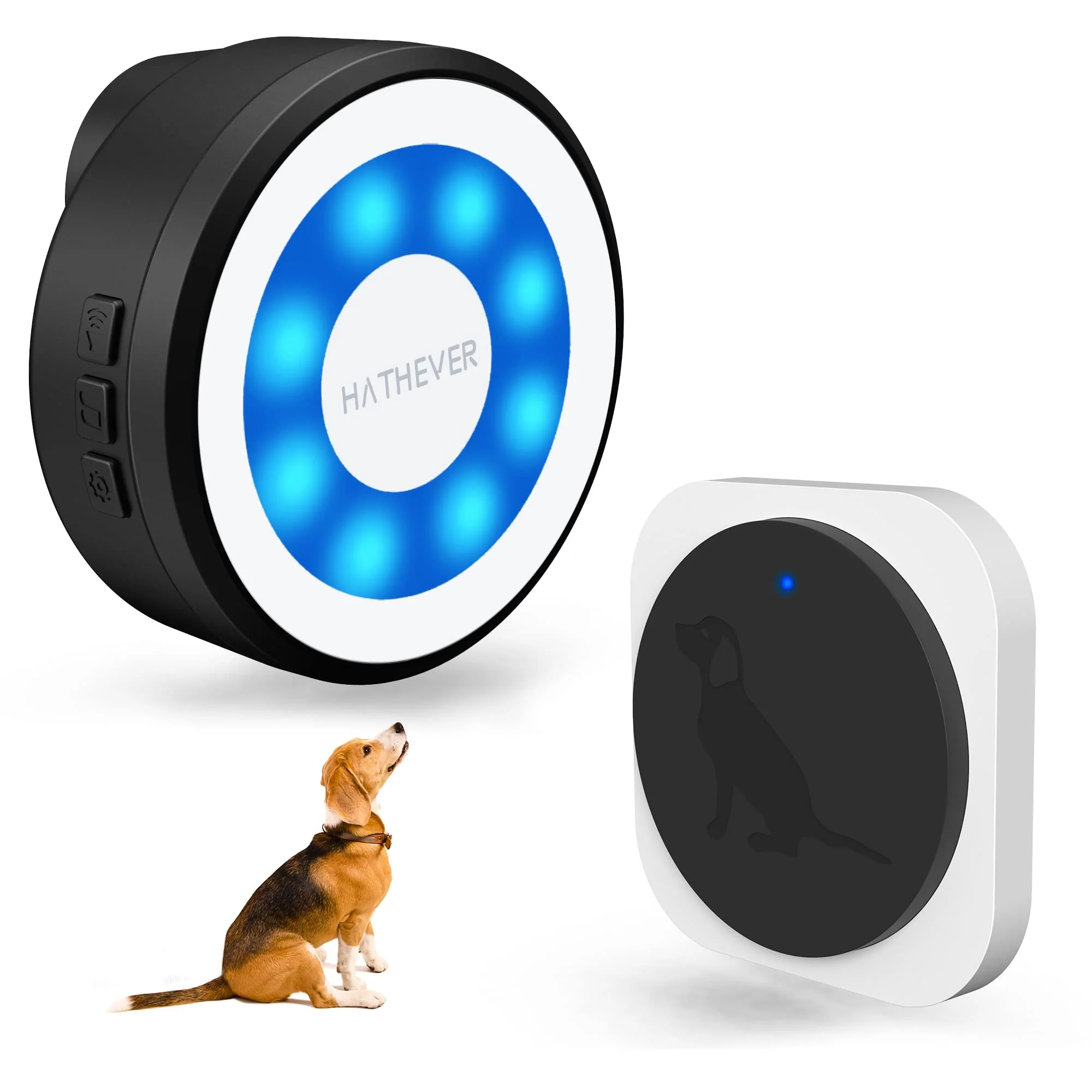 Reusable Hathever Dog Door Bell for Potty Training – 1000 Ft Range Wireless Convenient
