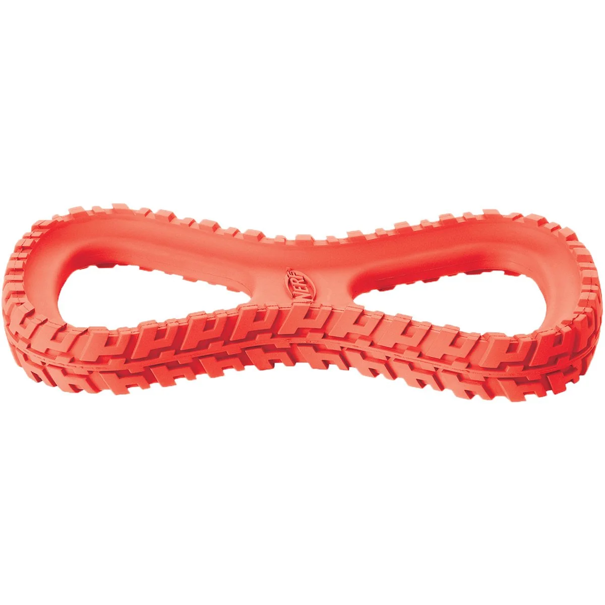 Fine Crafted Nerf Dog Rubber Tug Toy — Tire Track Texture Lightweight Durable for Medium Large Breeds