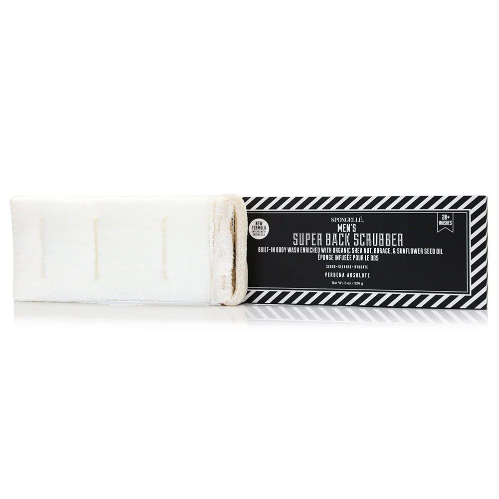 User-Friendly Men’s Super Body Wash Infused Back Scrubber Consistent