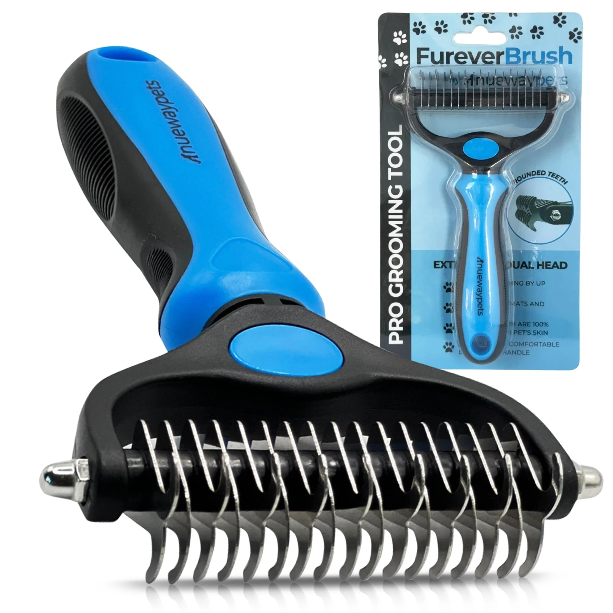 Stylish The FureverBrush Pro Undercoat Grooming Tool for Dogs NuewayPets Unique