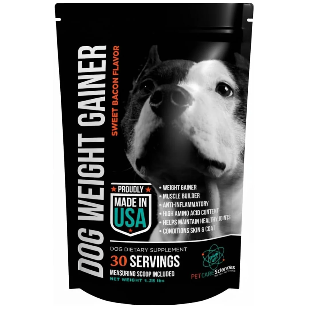 Secure PET CARE Sciences Dog Weight Gainer – Muscle Builder for Dogs USA Made 30 Servings Expertly Made