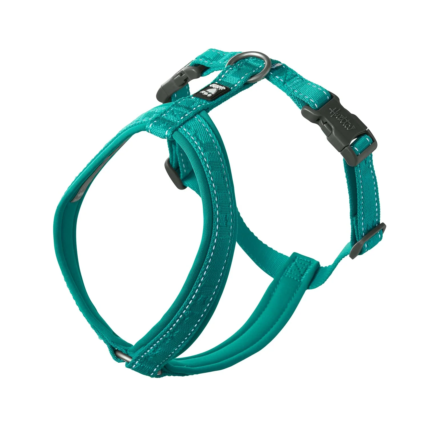 Professional Hurtta Casual ECO Dog Y-Harness Peacock 12-14 in Recycled Materials Reflective Safety Top-Quality