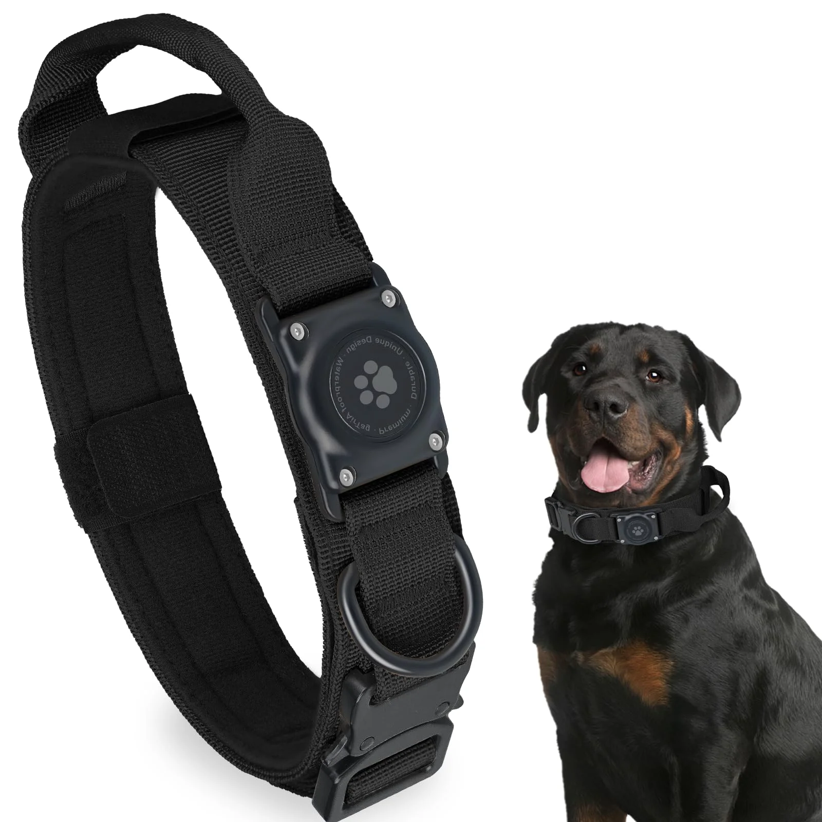 Soft Furrigo Tactical AirTag Dog Collar Responsible