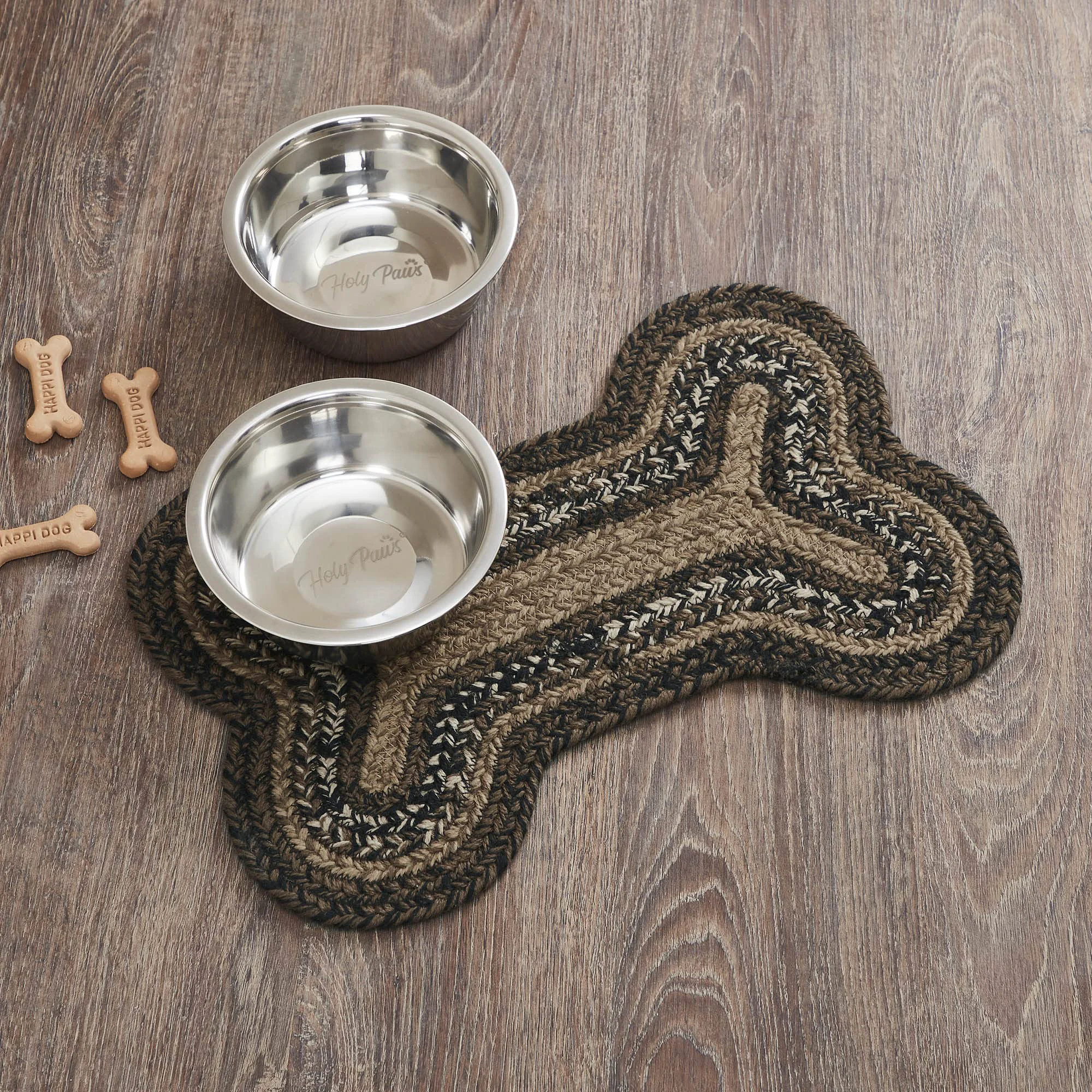 Proven VHC Brands Espresso Pet Mat – Bone-Shaped Indoor Outdoor Rug 11.5×17.5 Verified