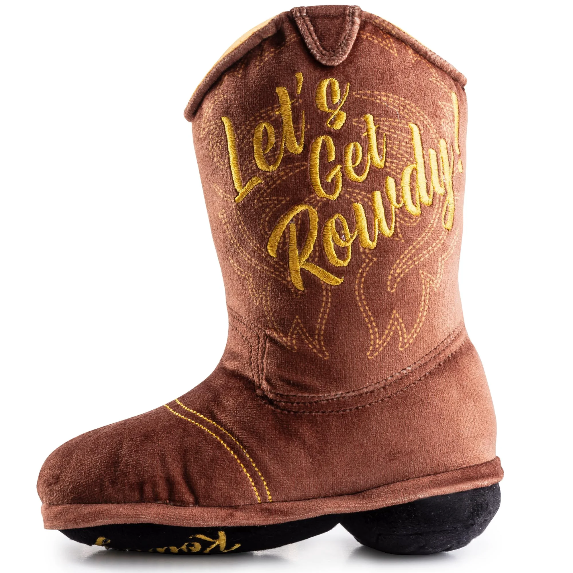 Trusted Haute Diggity Dog Cowboy Boot Plush Toy – Interactive Squeaker for Medium Large Dogs Luxury