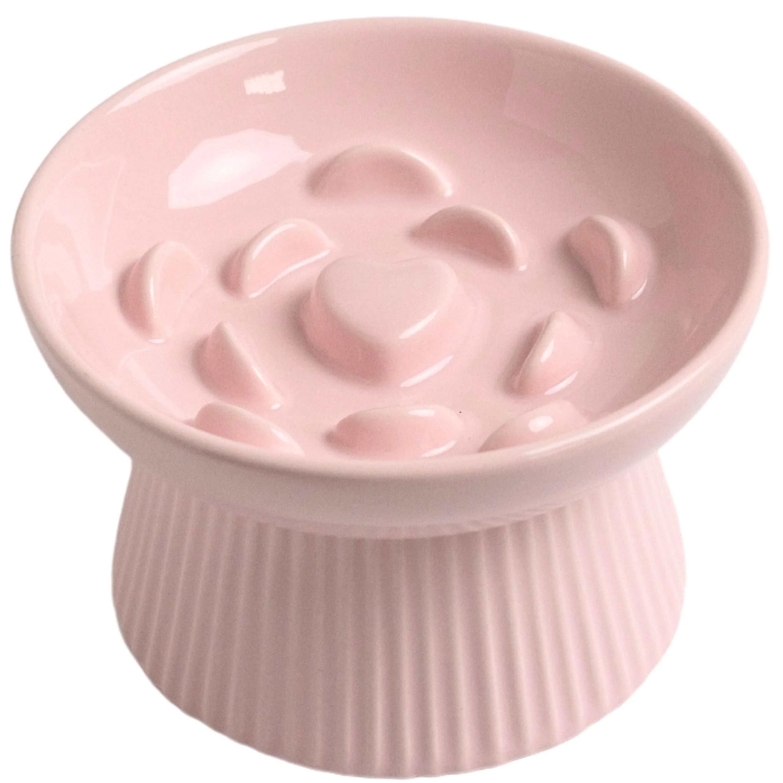 Top-Quality Le Serveta Ceramic Slow Feeder Cat Bowl – d Whisker-Friendly Pink Responsible
