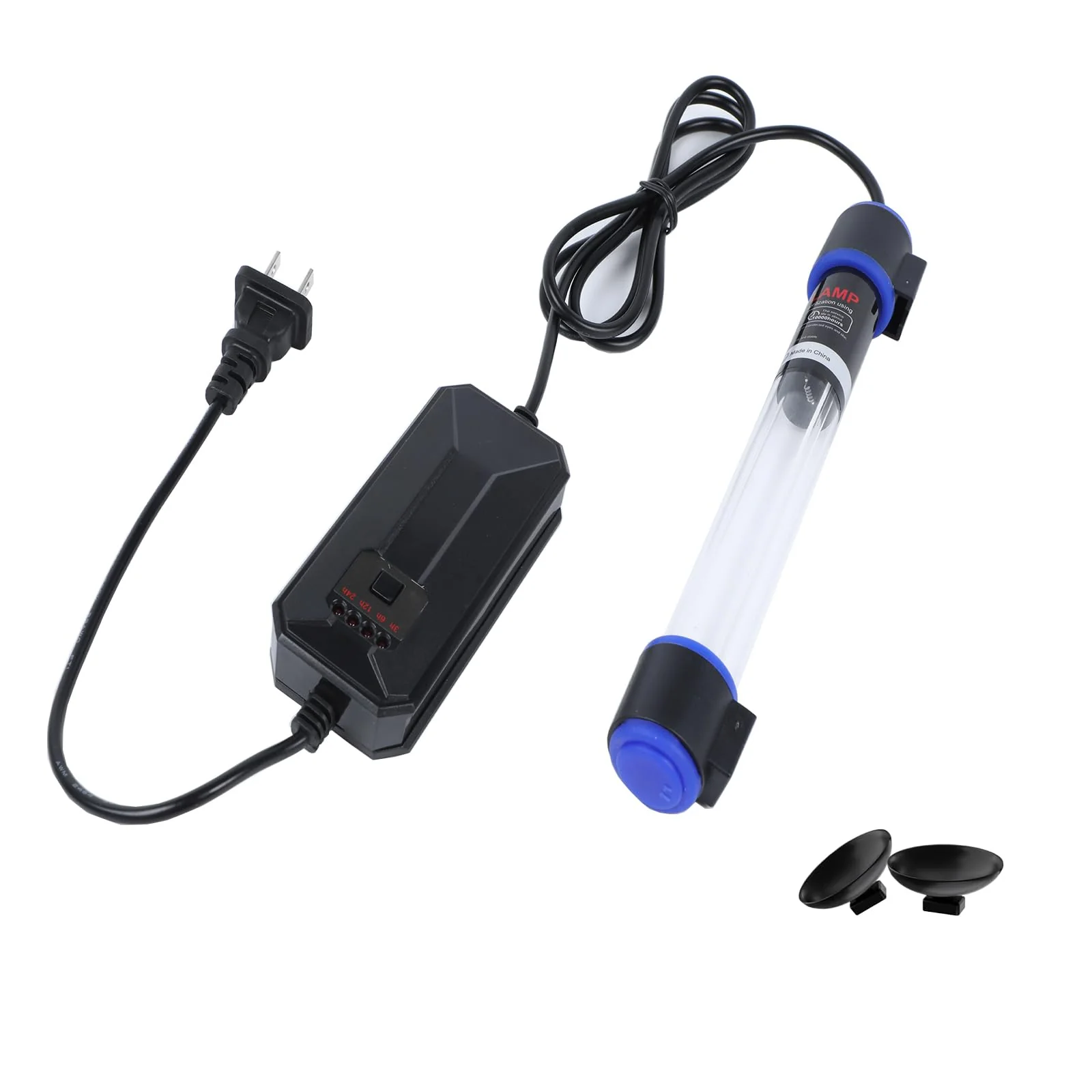 Durable Ayamaxon UV-C Aquarium Clean Light with Timer 9W – Submersible Algae Control for Sump Filter Tanks Quality