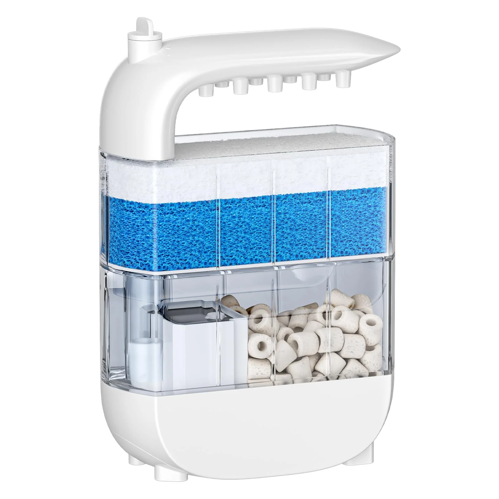 Next-Generation Pawfly 106 GPH Turtle Tank Filter — Ultra-Quiet 5W for 5–30 Gal Effective