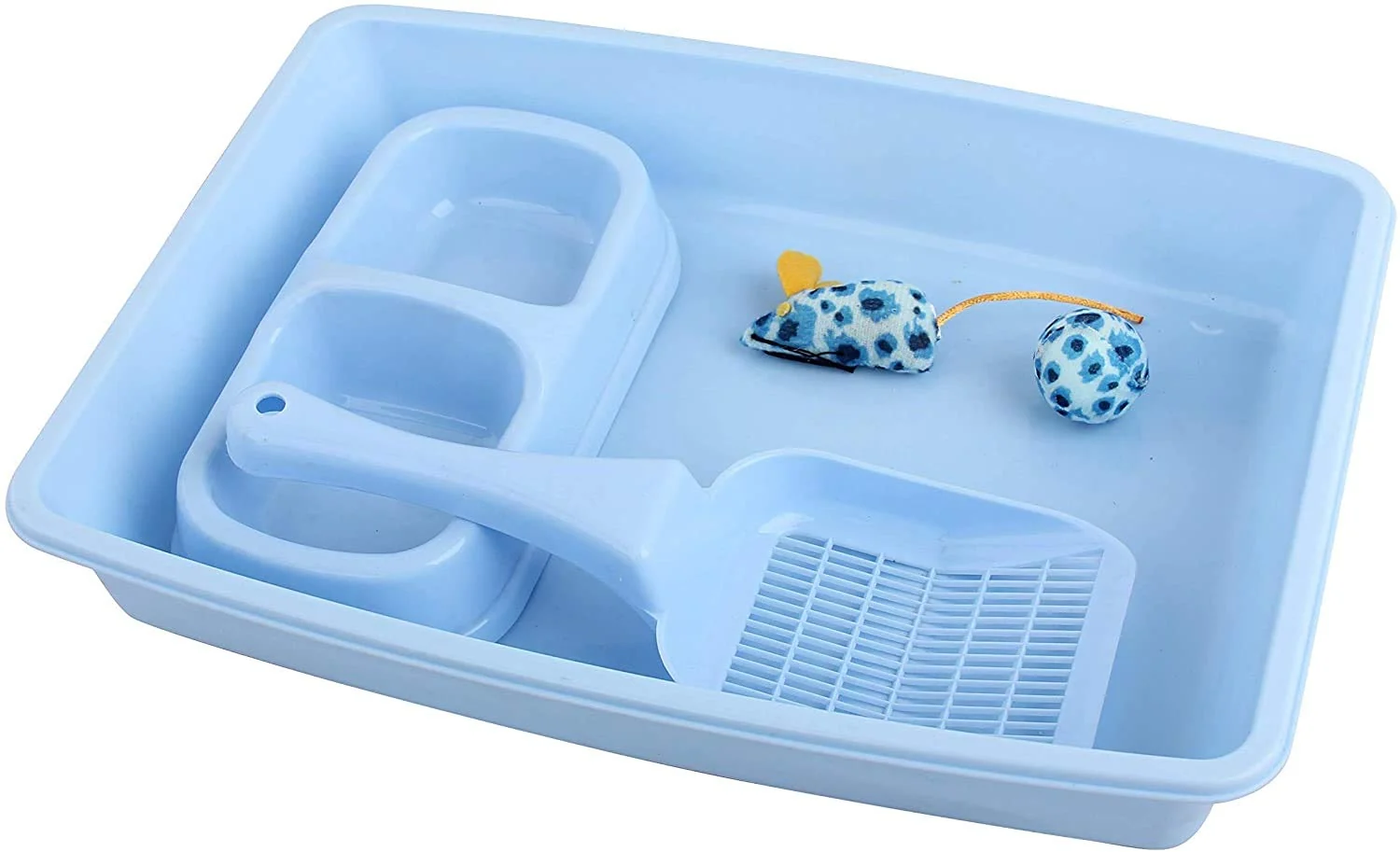 Long-Lasting PAWISE Kitty Litter Box Set 5-Pieces World-Class
