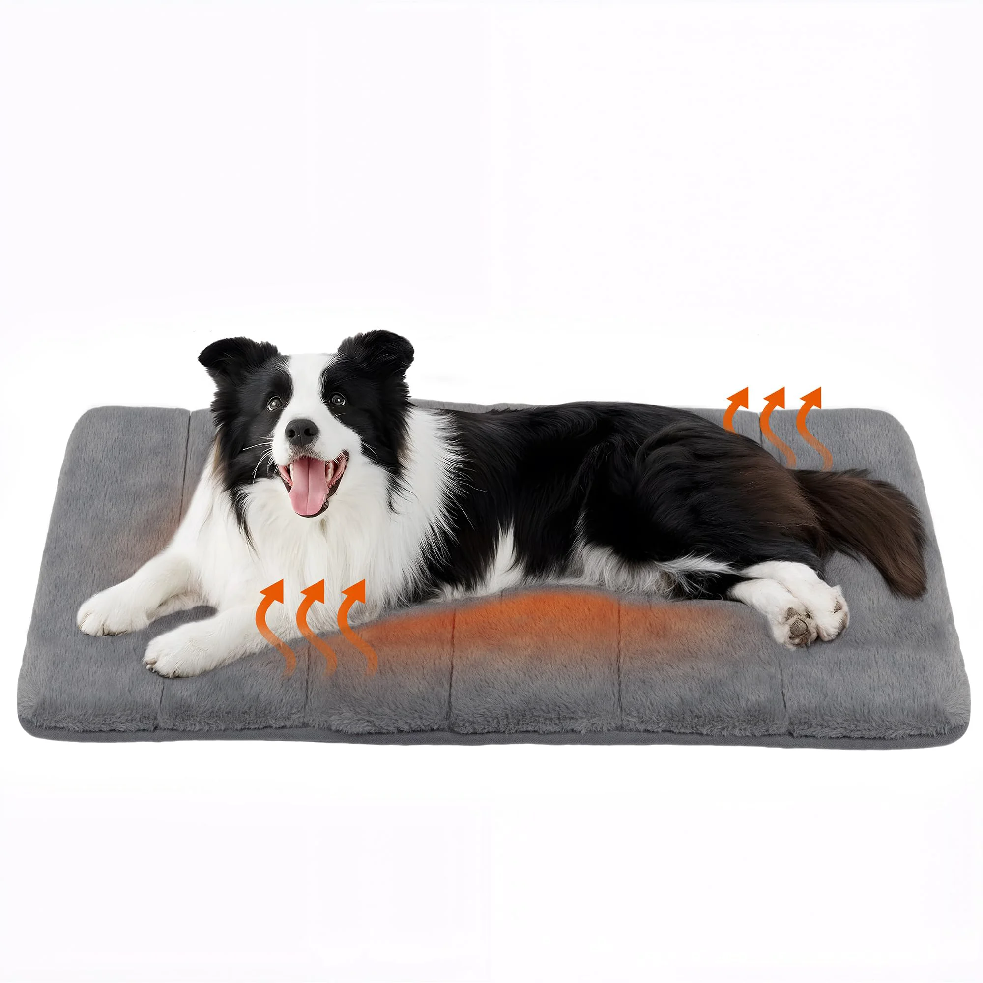 Quality ZAKAPAWS Dog Crate Pad for Large Dogs 35×23 — Orthopedic Memory Foam Washable Non-Slip Grey High-Performance