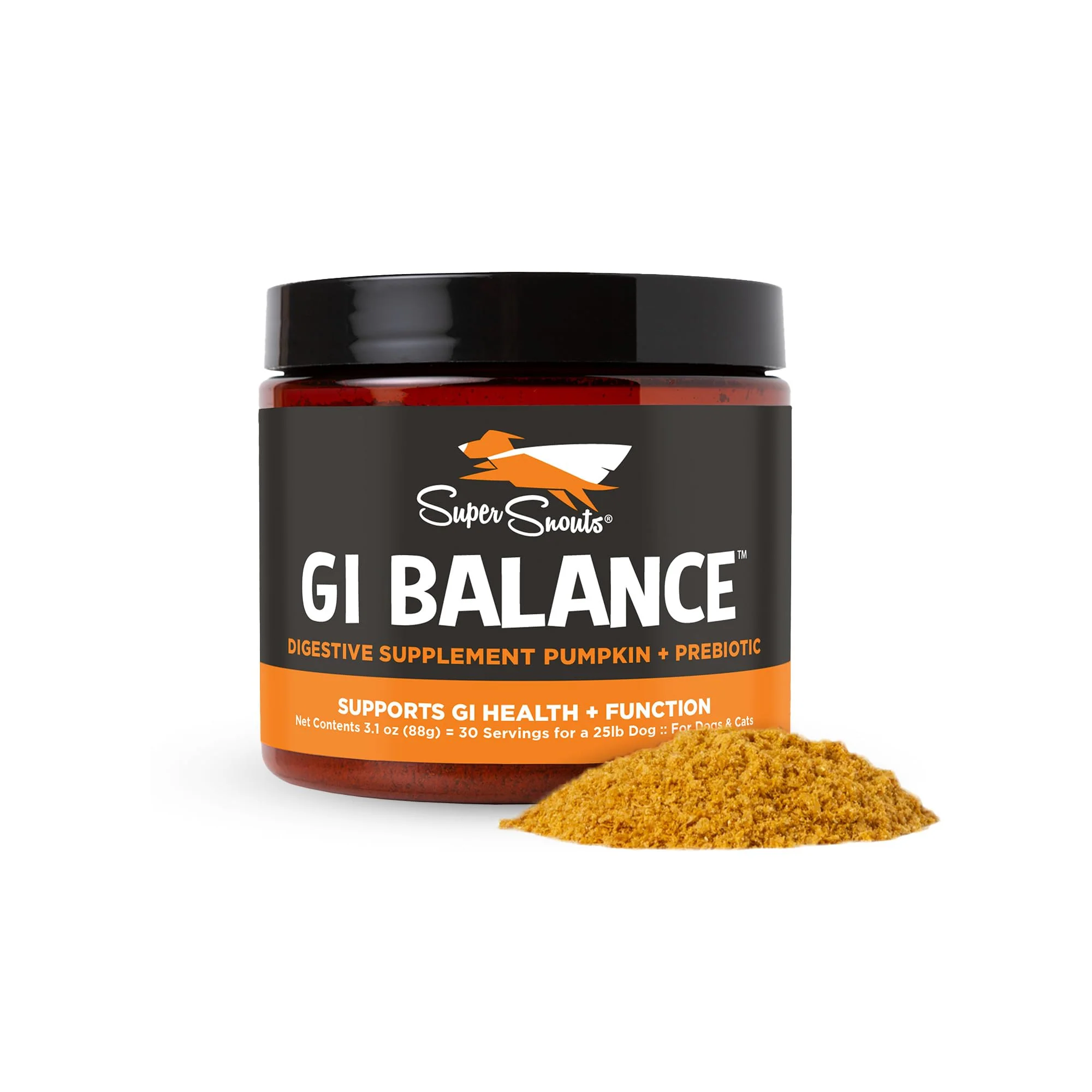 Efficient Super Snouts GI Balance Digestive Supplement for Dogs Cats Pumpkin Powder Prebiotics Outstanding