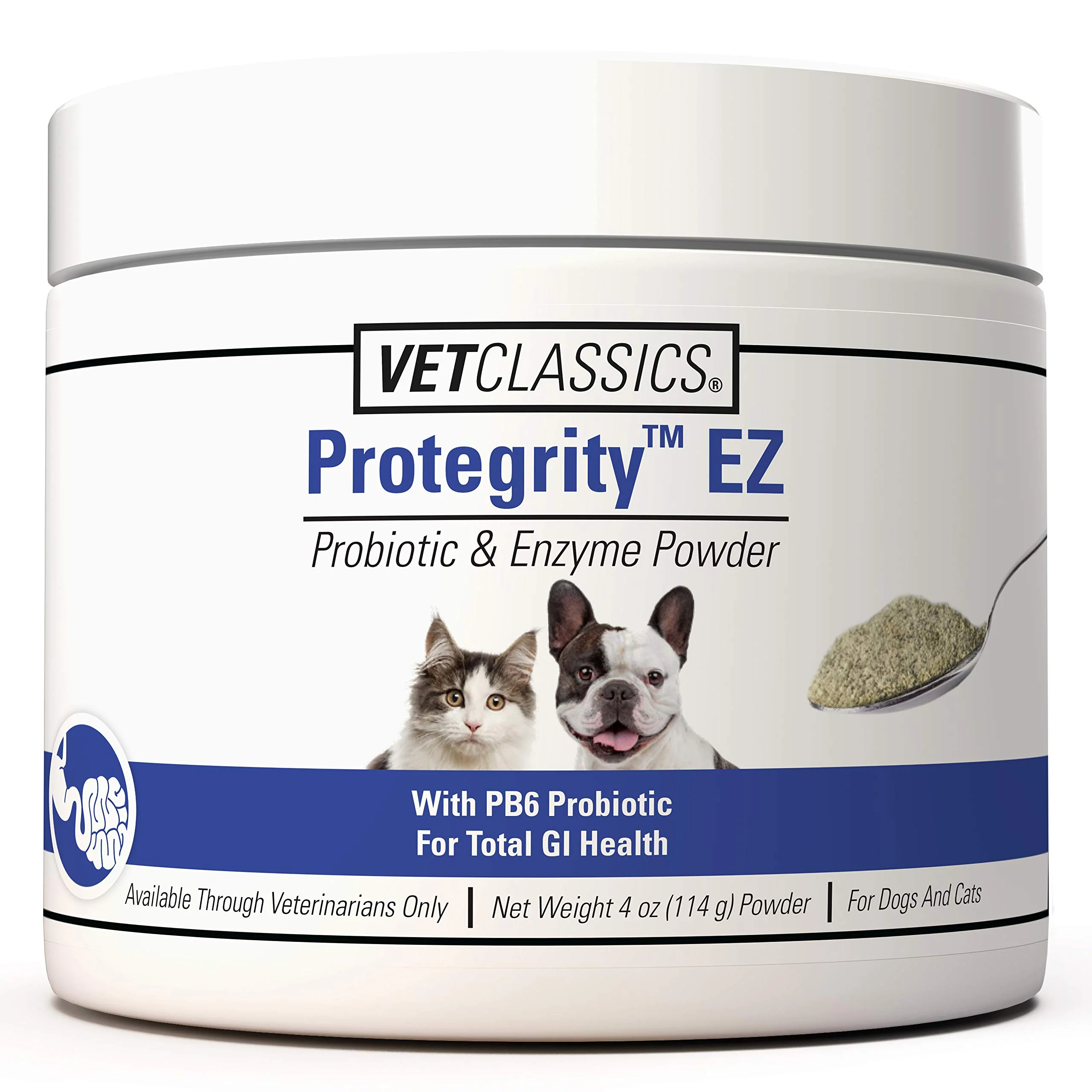 Consistent Vet Classics Protegrity EZ Probiotic Powder for Dogs Cats – Digestive Support Soft