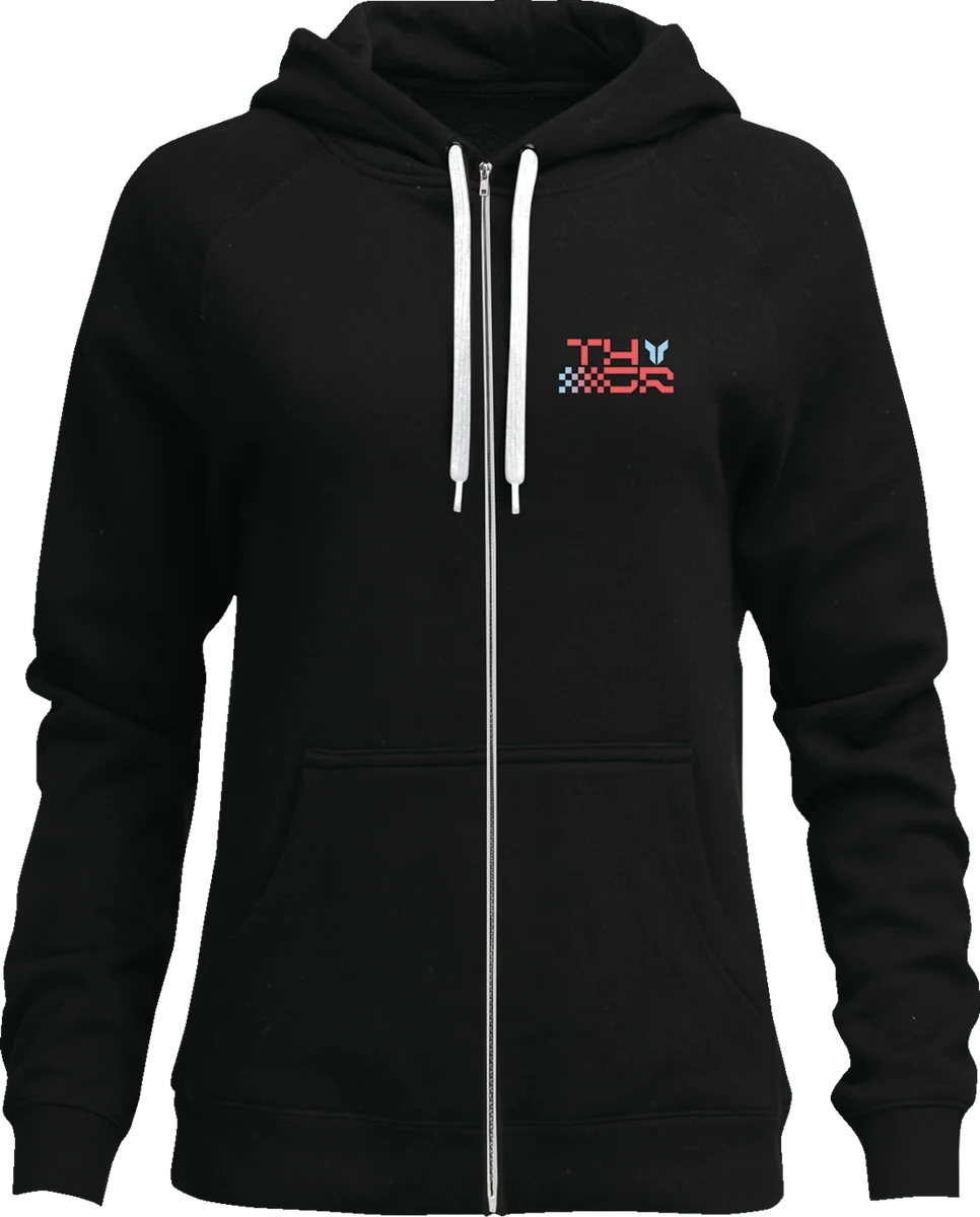 Superior THOR Women’s Vantage Zip-Up Hoodie – Black – Small 3051-1253 Modern