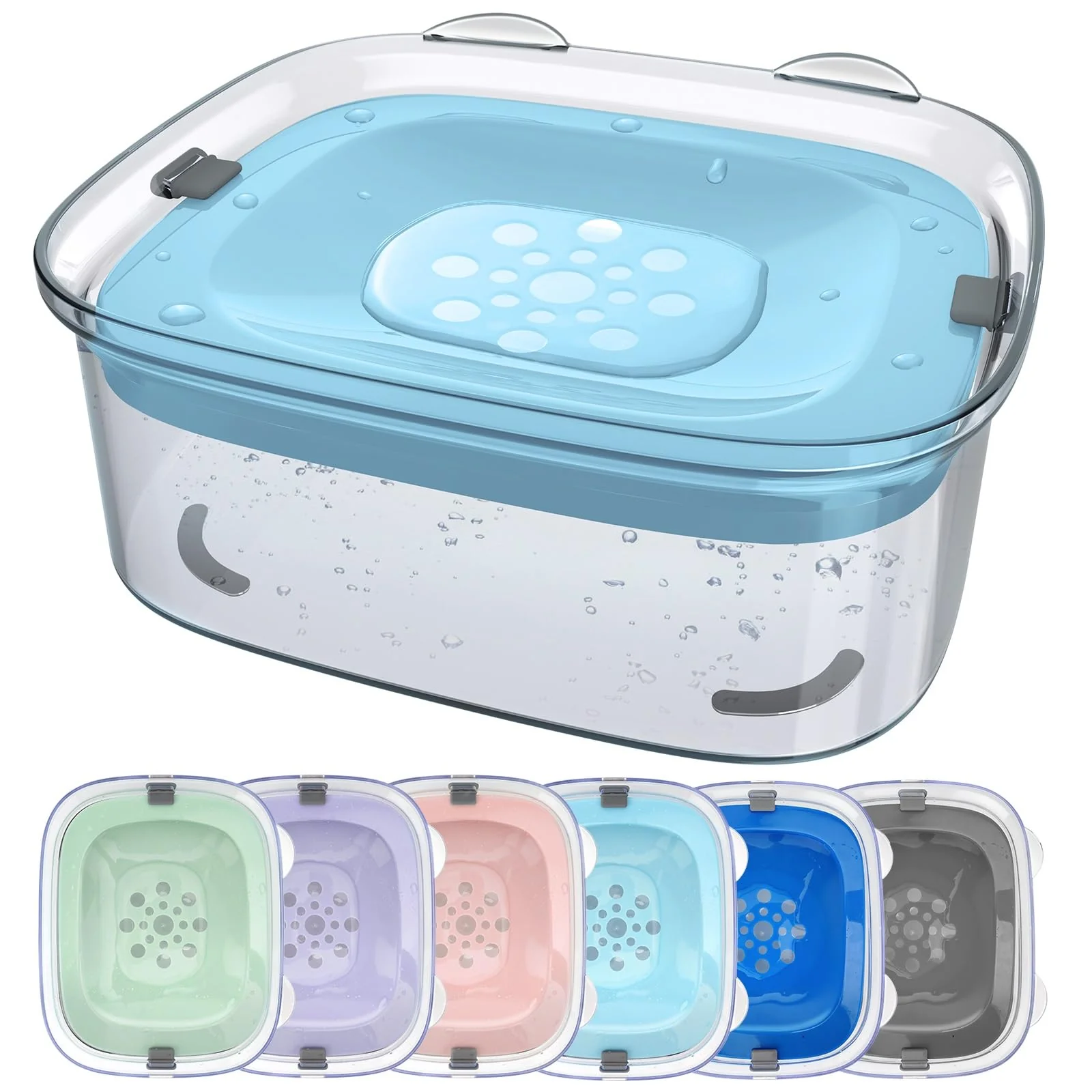 Recyclable AONKEY 3L No-Spill Dog Water Bowl – 101oz Anti-Splash Dripless Dispenser Trusted
