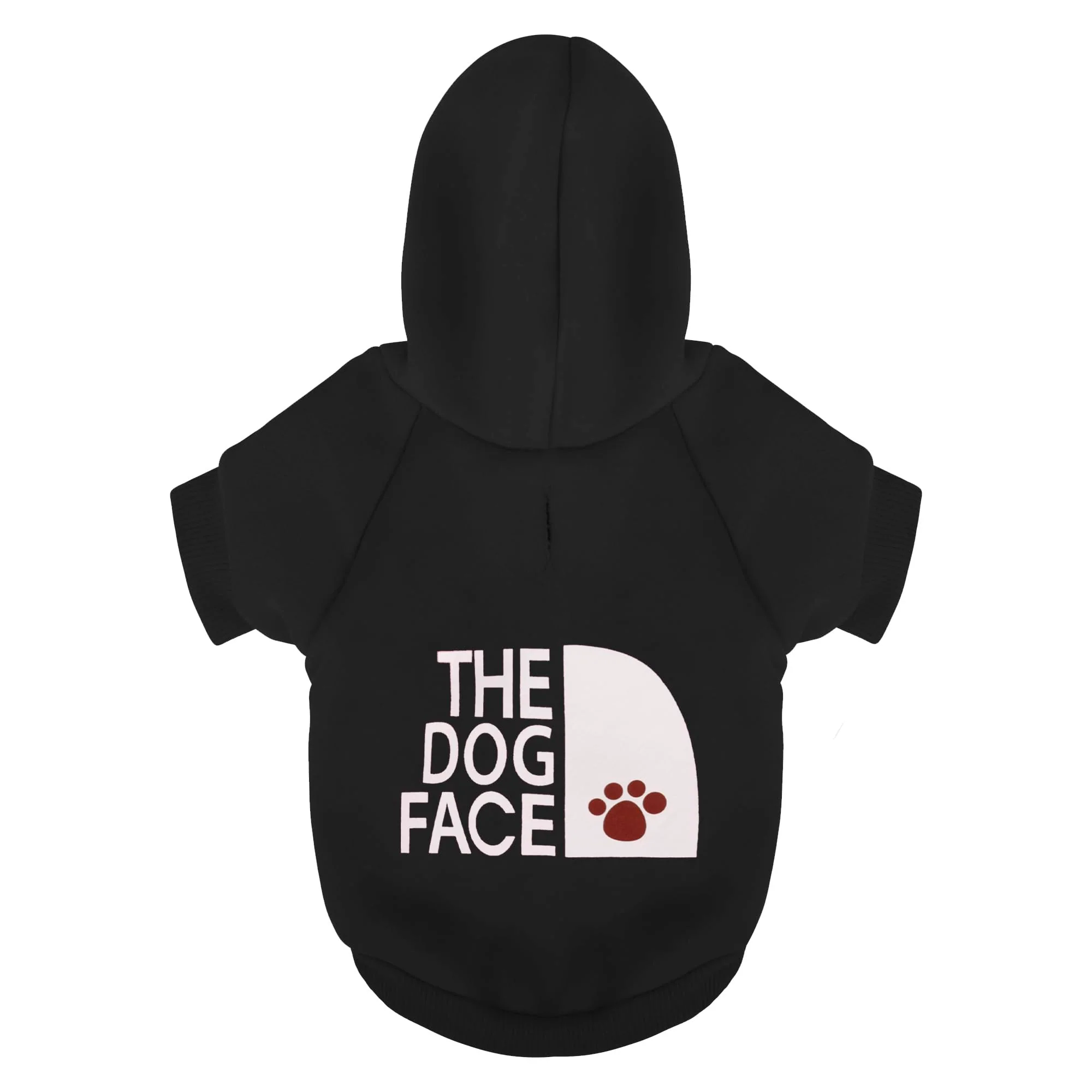 Artisan Paiaite Black Chihuahua Dog Hoodie — The Dog Face Sweatshirt with Leash Hole Warm All-Weather Coat XL Genuine