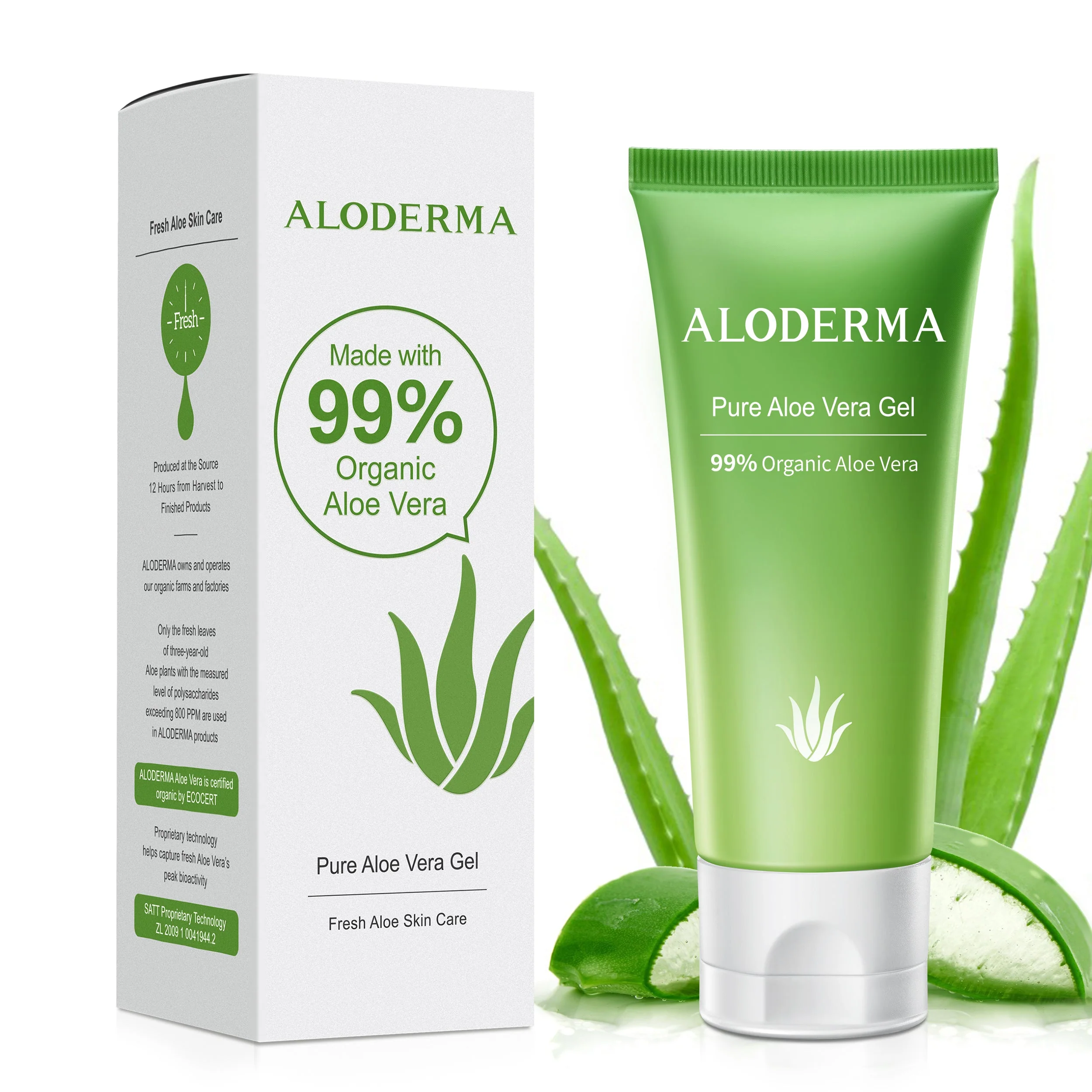Sustainable Gel de aloe vera puro 45 g Lightweight
