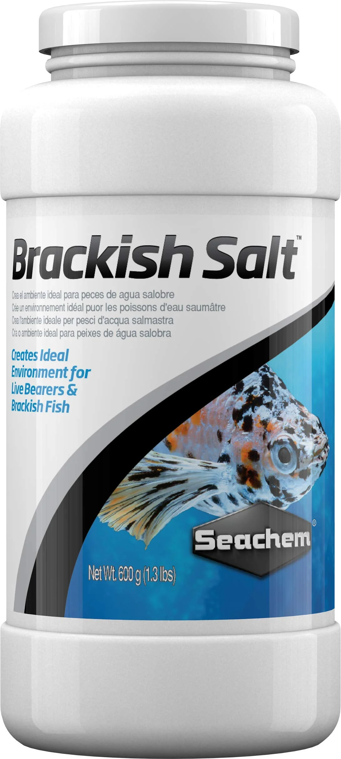 Versatile Seachem Brackish Salt 600g for Live Bearers Plant-Friendly Brackish Freshwater Aquarium Salt Responsible