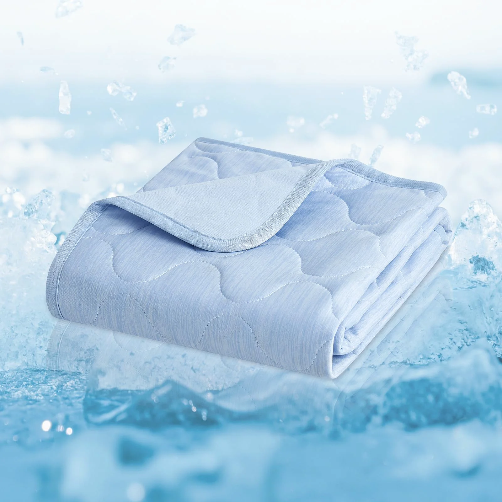 Prestigious Cozy Bliss Leakproof Cooling Blanket for Small Dogs – 25×35 in Q-Max 0.4 Durable Washable Breathable