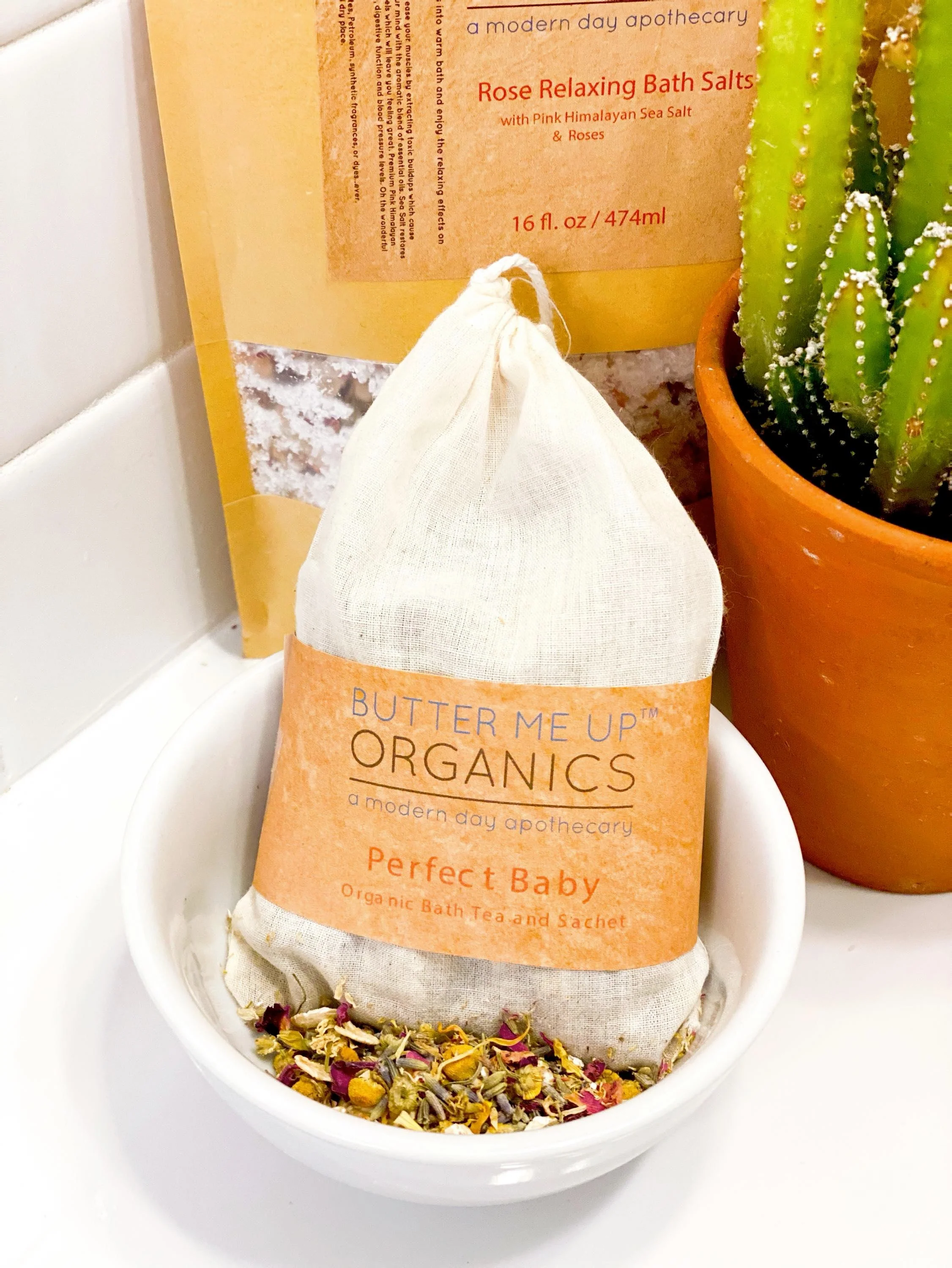 Premium Té de baño orgánico Baby Bolsita Fashionable