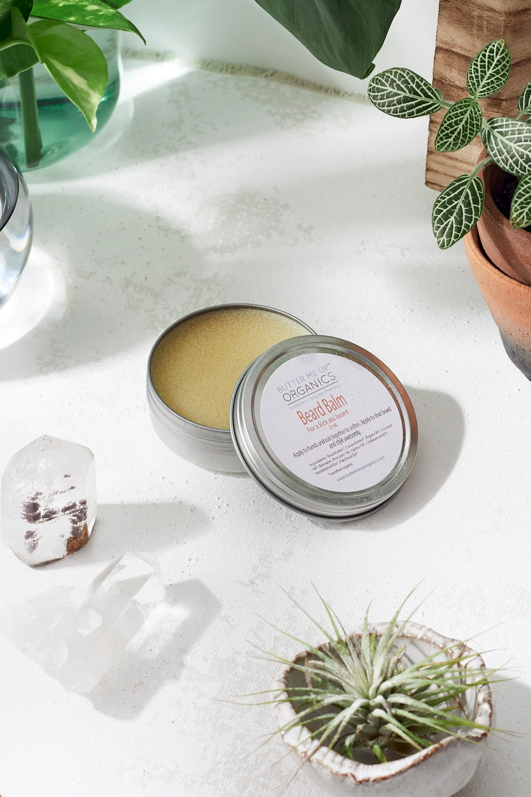 Breathable Bálsamo orgánico para barba Bálsamo para barba Cuidado orgánico Long-Lasting