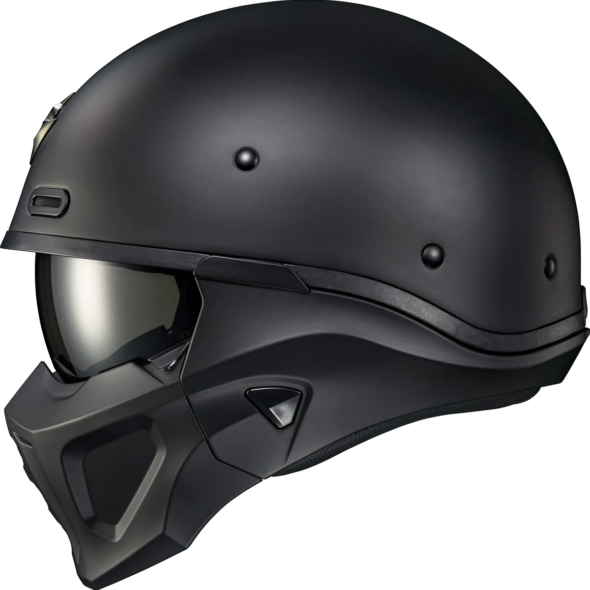 Versatile Scorpion – Covert X Open Face Helmet Matte Black 2x Outstanding