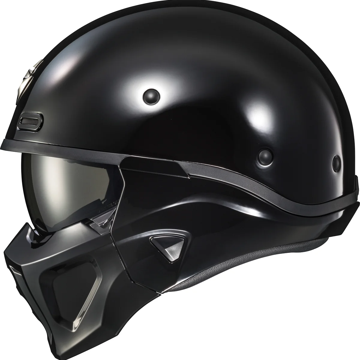 Superior Scorpion – Covert X Open Face Helmet Gloss Black Md Luxury