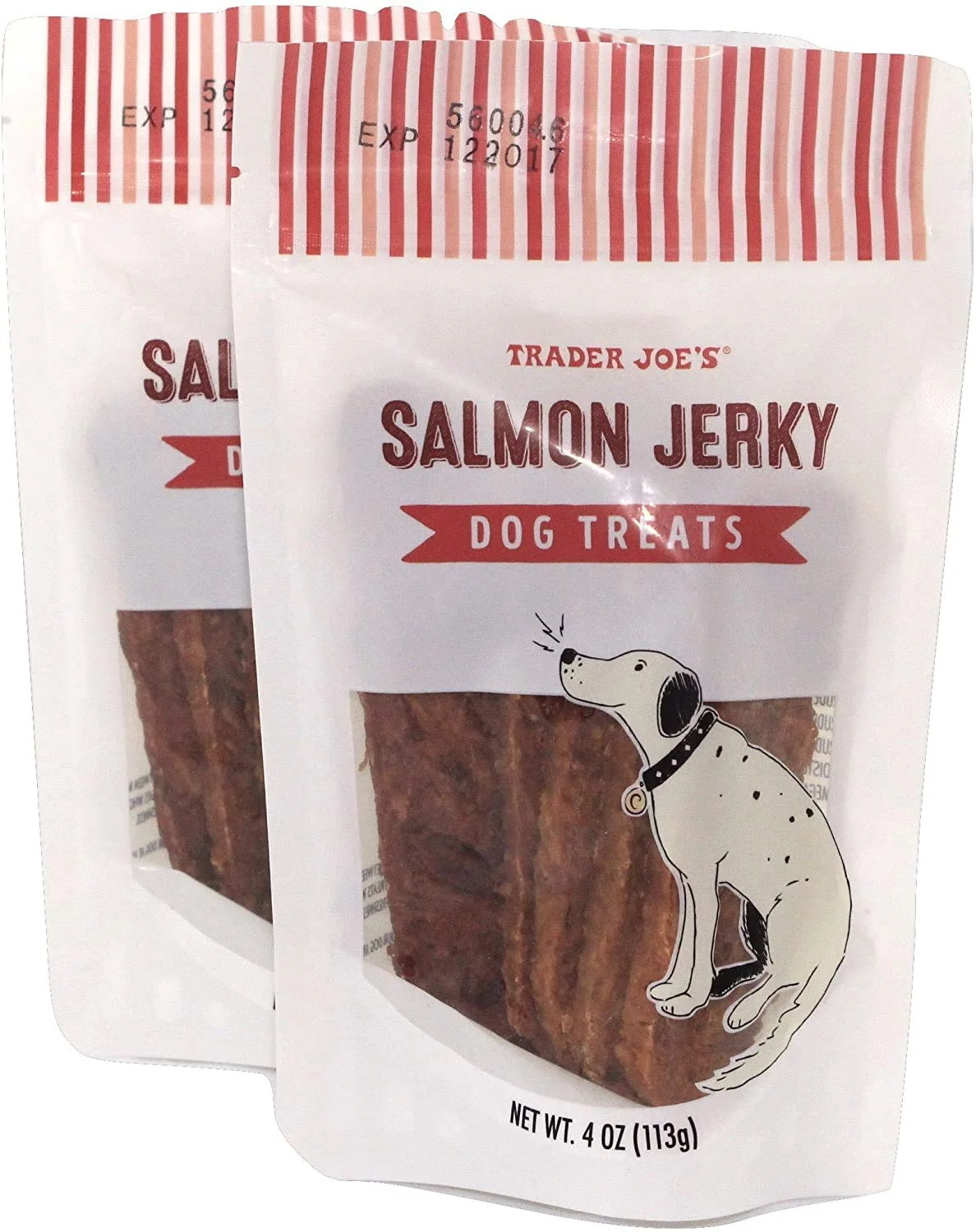 Sophisticated Trader Joes Salmon Jerky Dog Treats 2 Pack TJ’s Original
