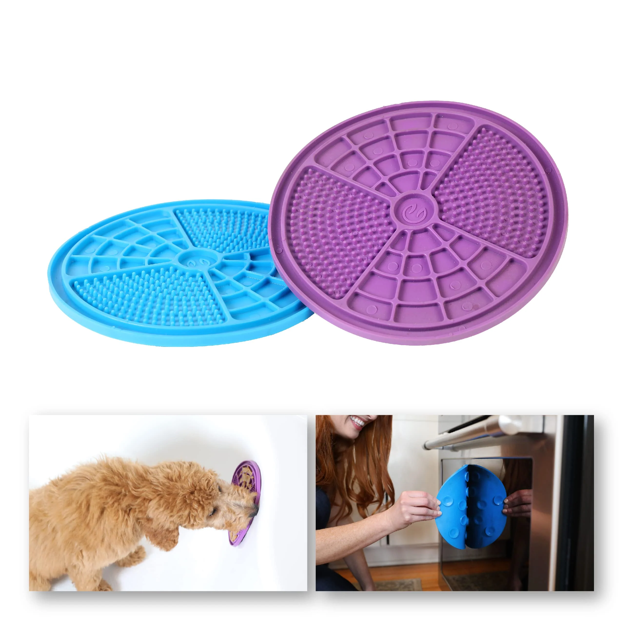 Long-Lasting Hyper Pet IQ Treat Mat – Lick Mat for Dogs Cats Dental Care Boredom Buster Soft