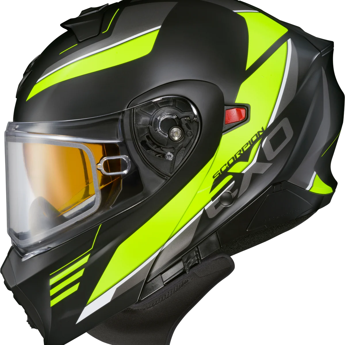 Trendy Scorpion – Exo Gt930 Cold Weather Helmet Modulus Hi Vis Md Dual Pane Fashionable