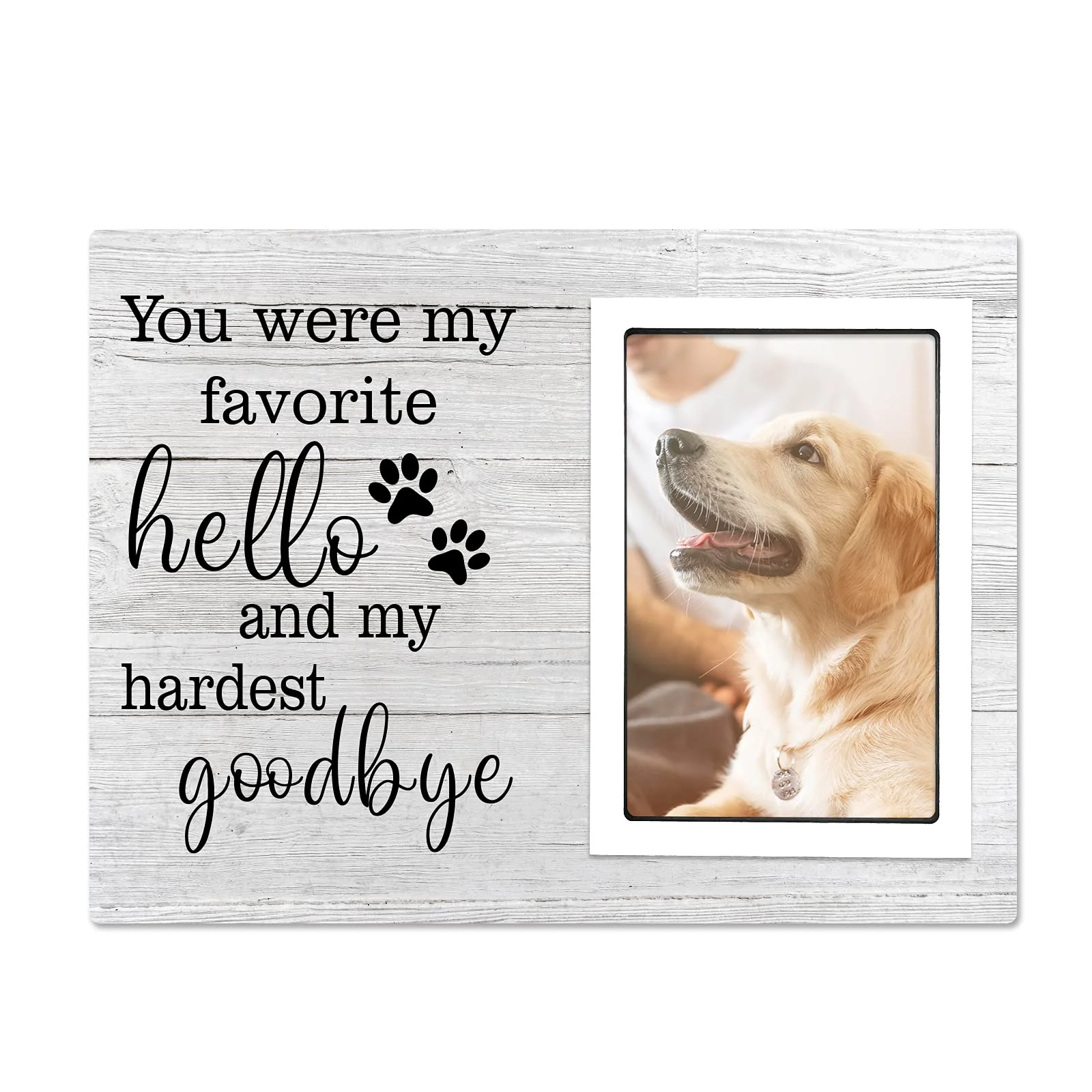 Refined SteadStyle Dog Memorial Gifts — 4×6 Frame for Loss of Dog Pet Remembrance Luxury