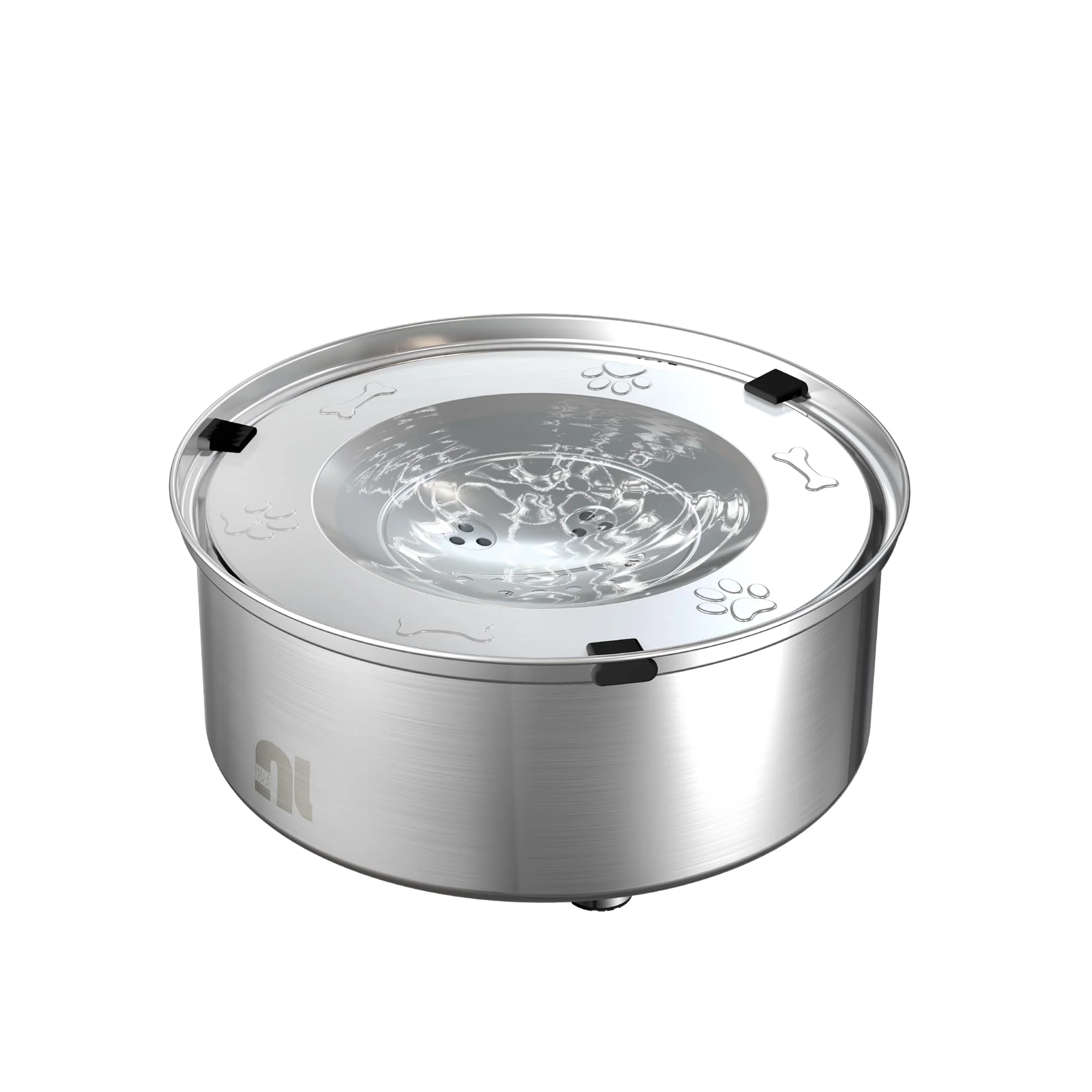 High-Grade Nicelock 1L No Spill Stainless Steel Dog Water Bowl — Slow Flow Anti-Splash Efficient